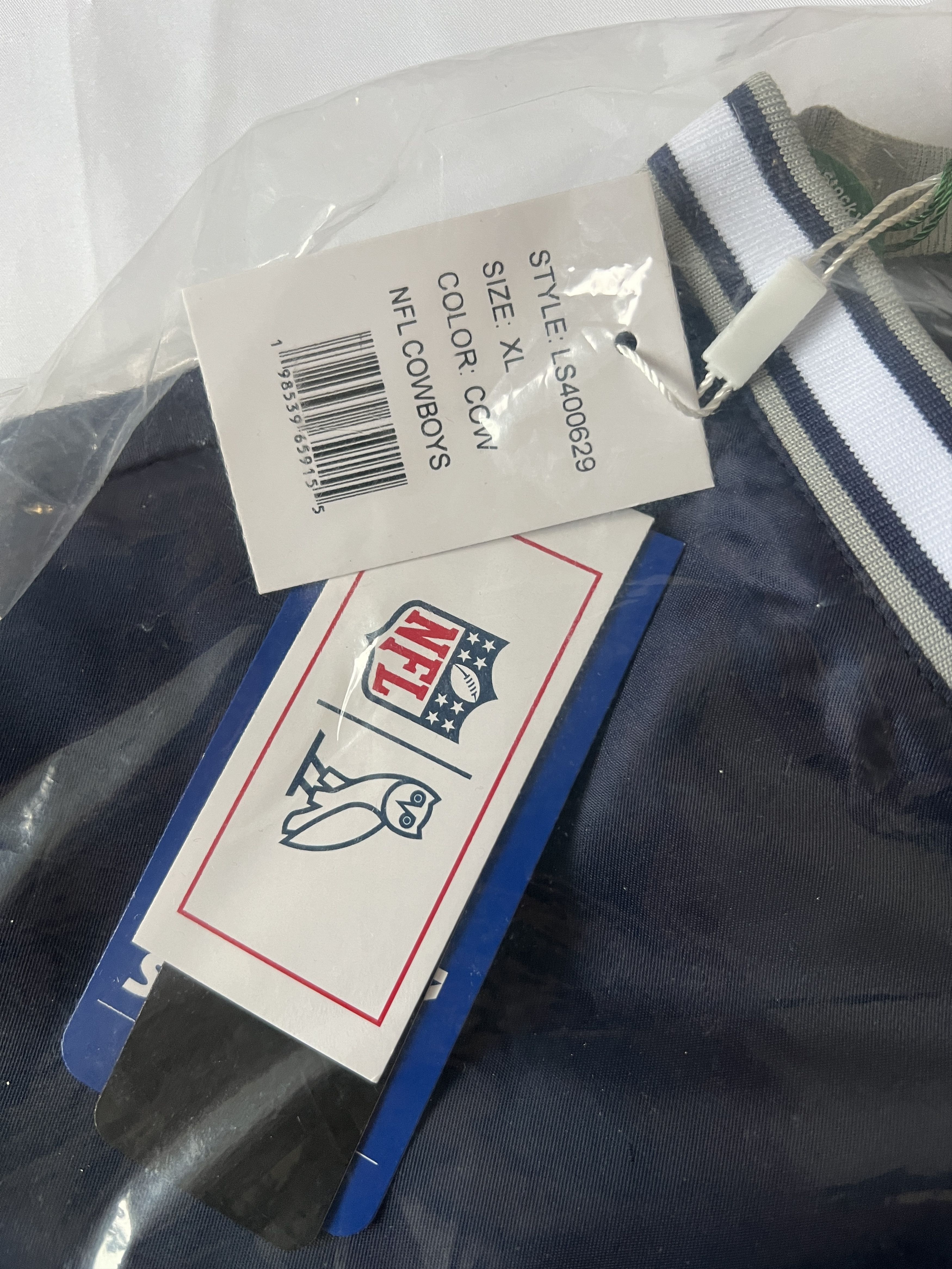 Drake OVO x NFL DALLAS COWBOYS STARTER TRAINER PULLOVER JACKET Size US XL / EU 56 / 4 - 5 Thumbnail