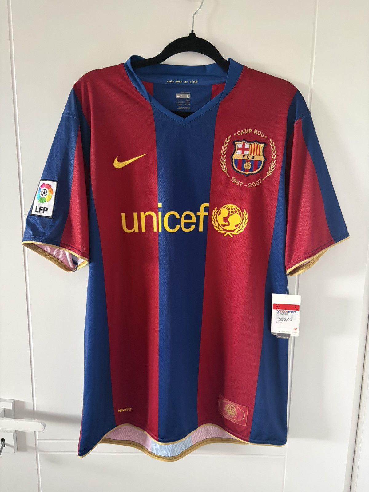 Barcelona nike 2007/2008 domowa vintage Messi — zdjęcie 5