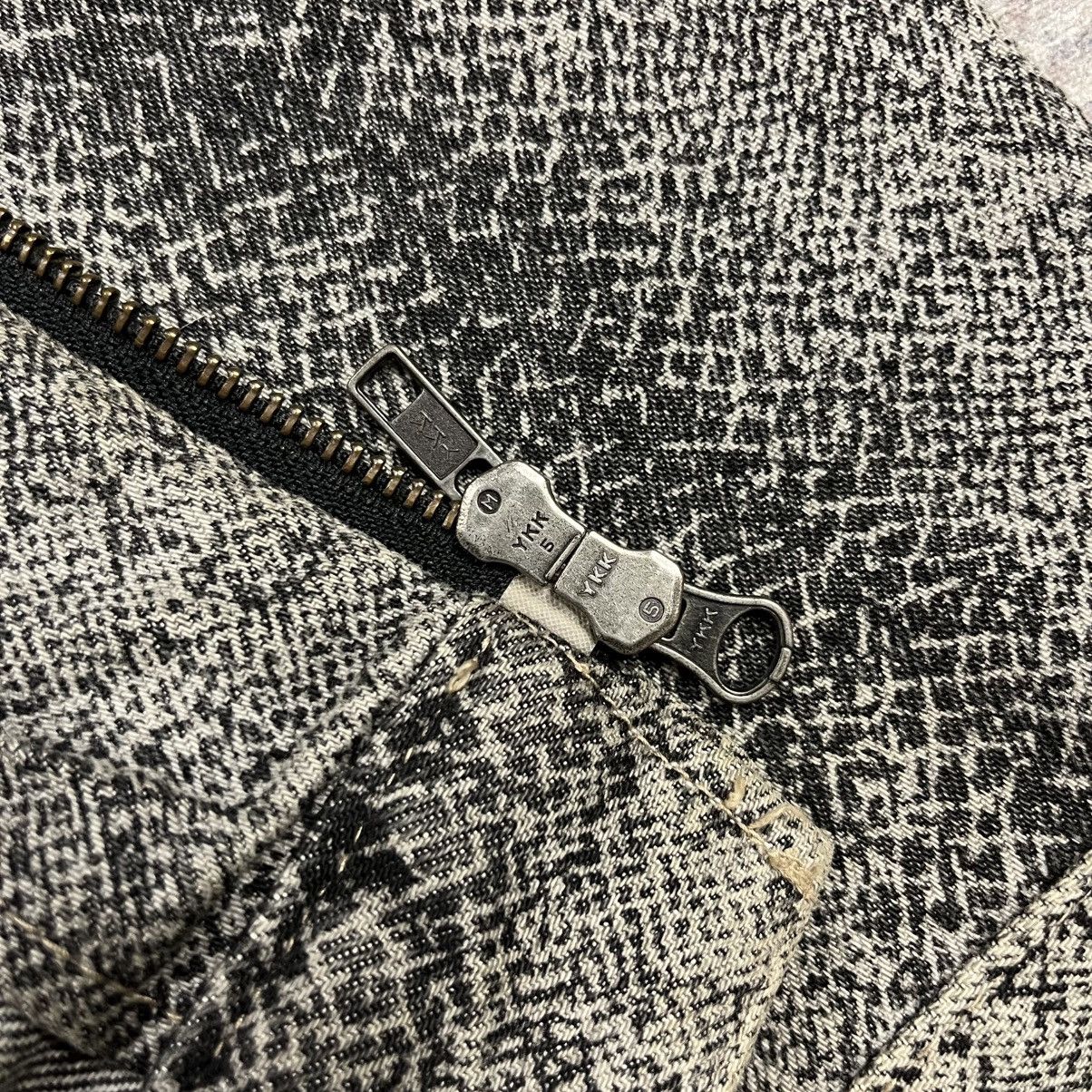 1990s L7 Real Hip - Cyber Reptilian Denim Jacket