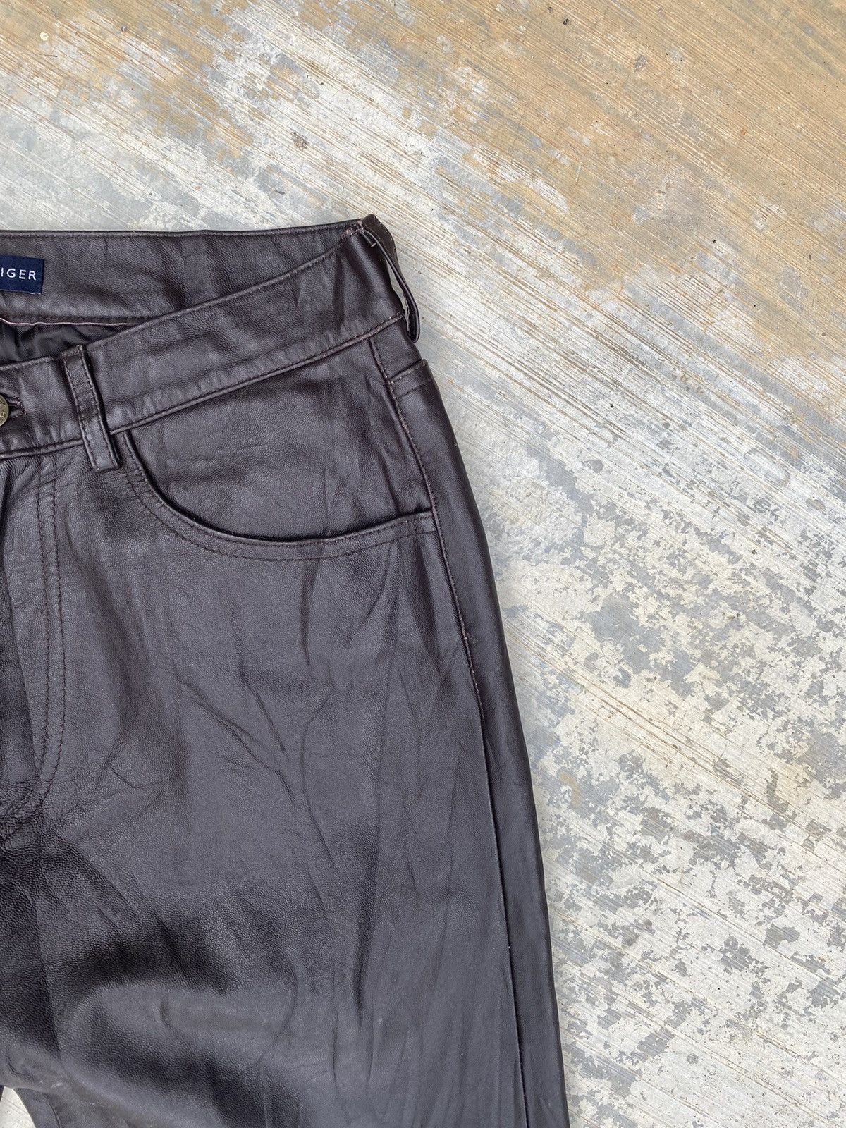 Leather × Tommy Hilfiger Tommy Hilfiger Leather Pants Size US 29 - 4 Thumbnail