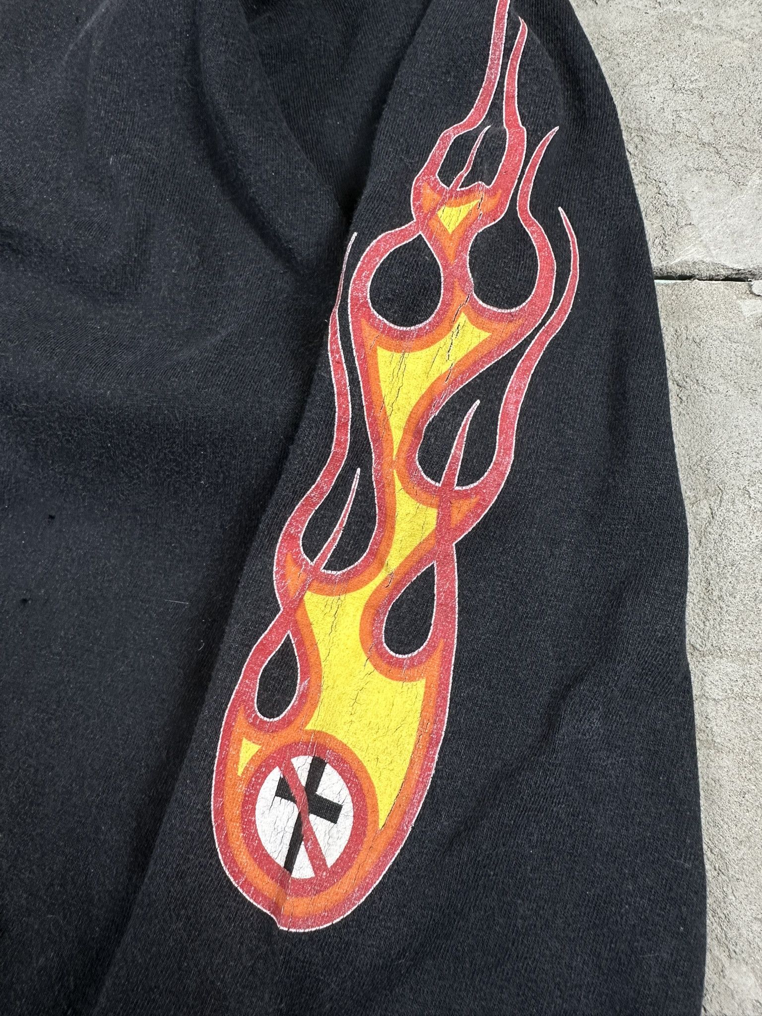 Band Tees 2000s Vintage Bad Religion Flame Rock Band Y2k T-shirt Size US XL / EU 56 / 4 - 11 Thumbnail