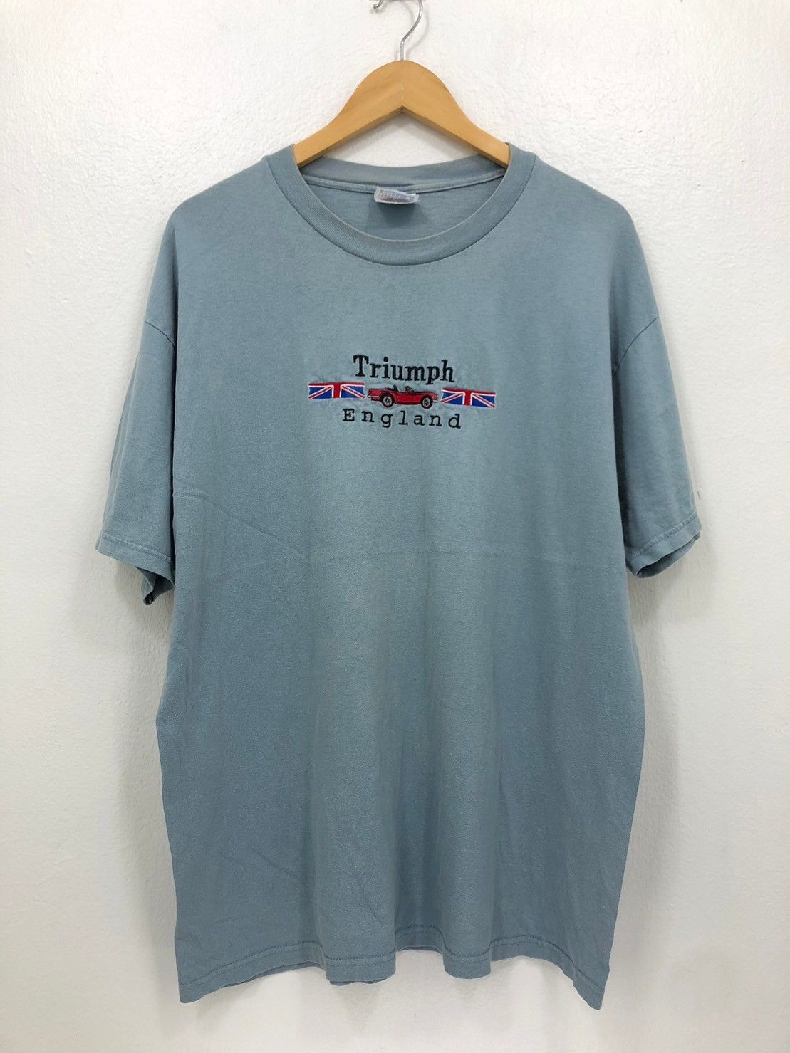 Vintage Vintage Triumph Motorcycles Racing Shirt Embroidered BN Size US XL / EU 56 / 4 - 2 Thumbnail