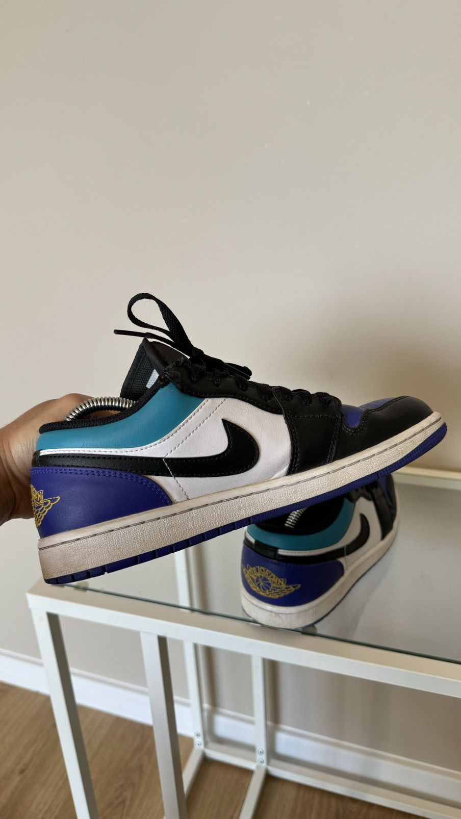 Jordan Brand × Nike Nike Air Jordan 1 Low Bright Concord 553558-154 sneakers Size US 8.5 / EU 41-42 - 5 Thumbnail