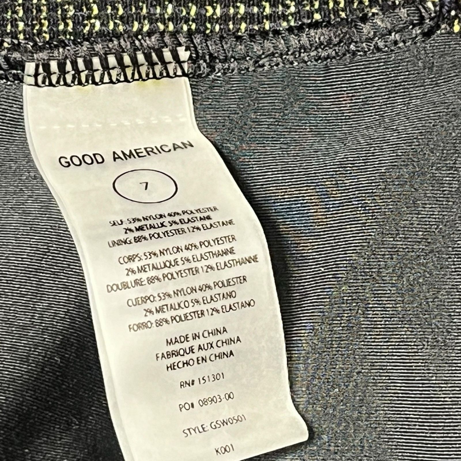 Good American NWT Good American Always Fits Twisted Bikini Top Sz 7 4X Size 4XL / US 24-26 - 3 Thumbnail