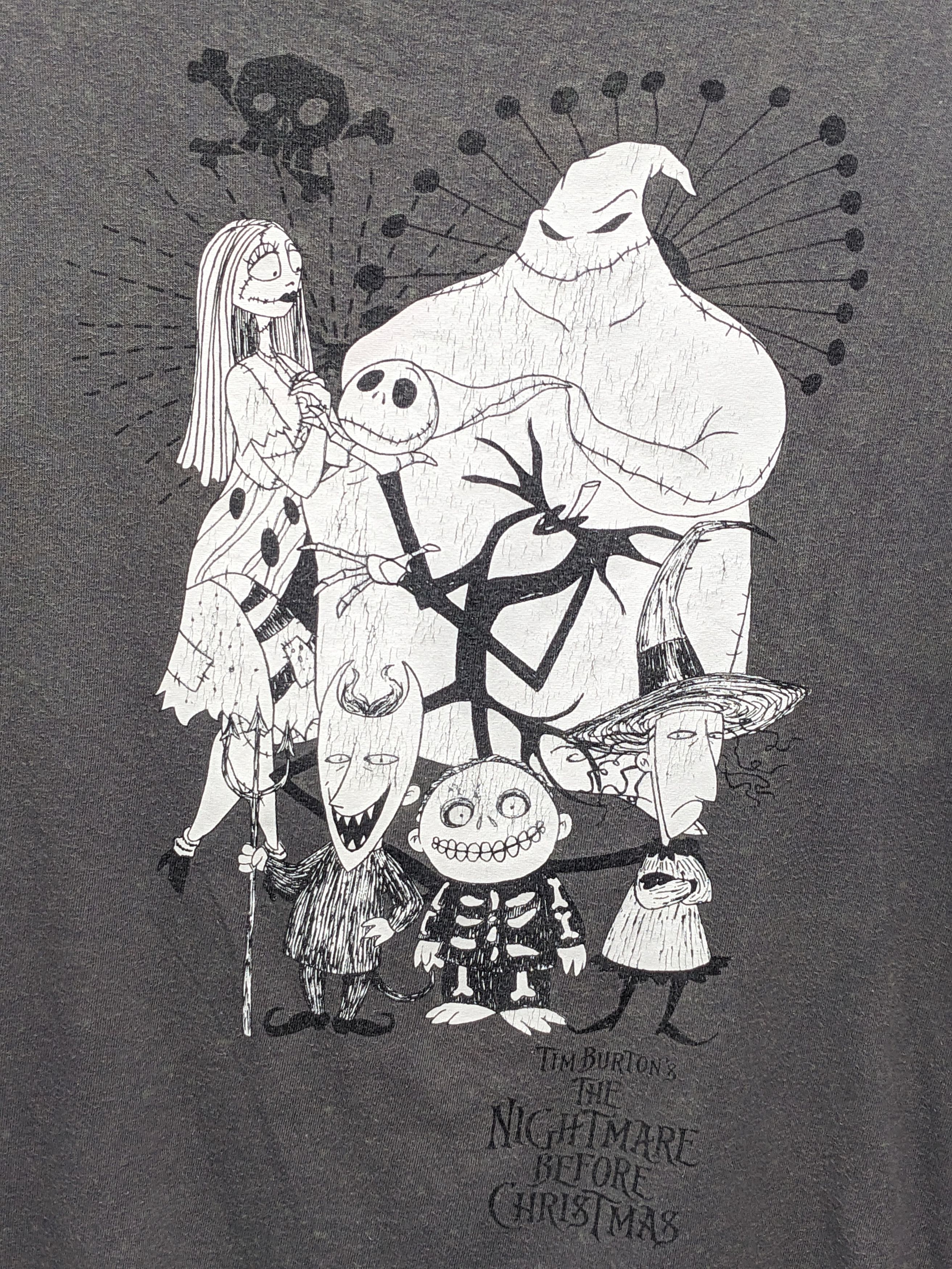 Cartoon Network TIM BURTONS THE NIGHTMARE BEFORE CHRISTMAS MOVIE TSHIRT Size US M / EU 48-50 / 2 - 4 Thumbnail