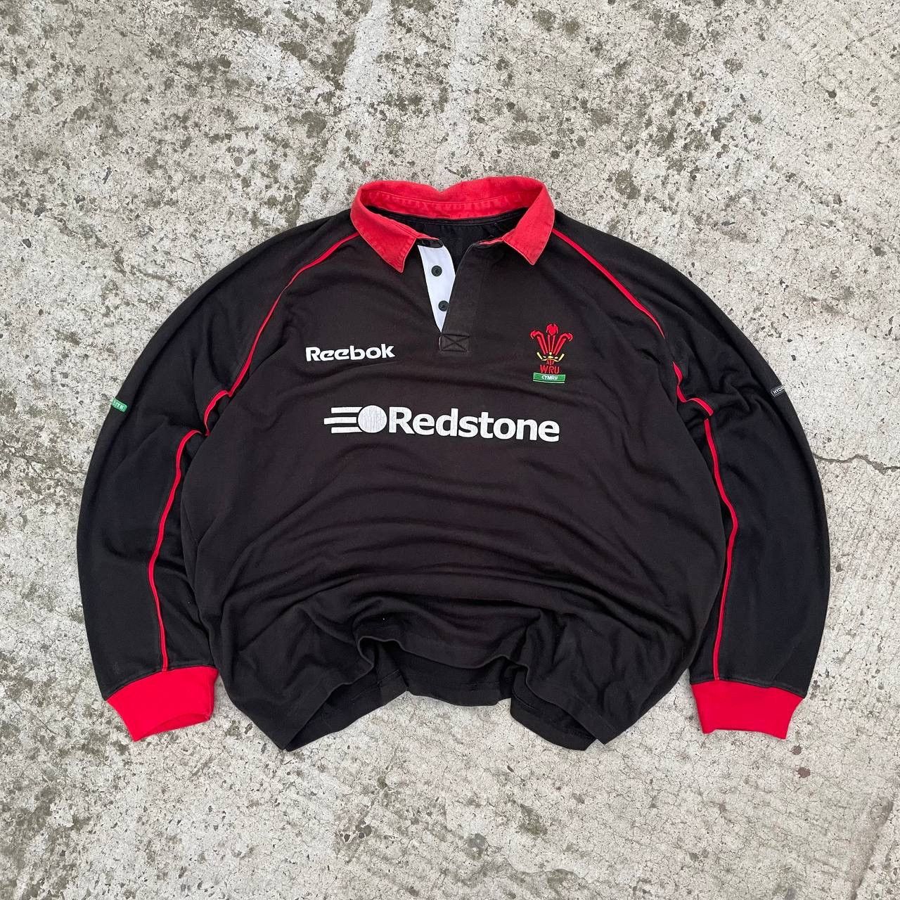 Reebok Vintage Reebok WRU Cymru Long-sleeve T-shirts Y2K Rugby 00s Size US XXL / EU 58 / 5 - 1 Thumbnail