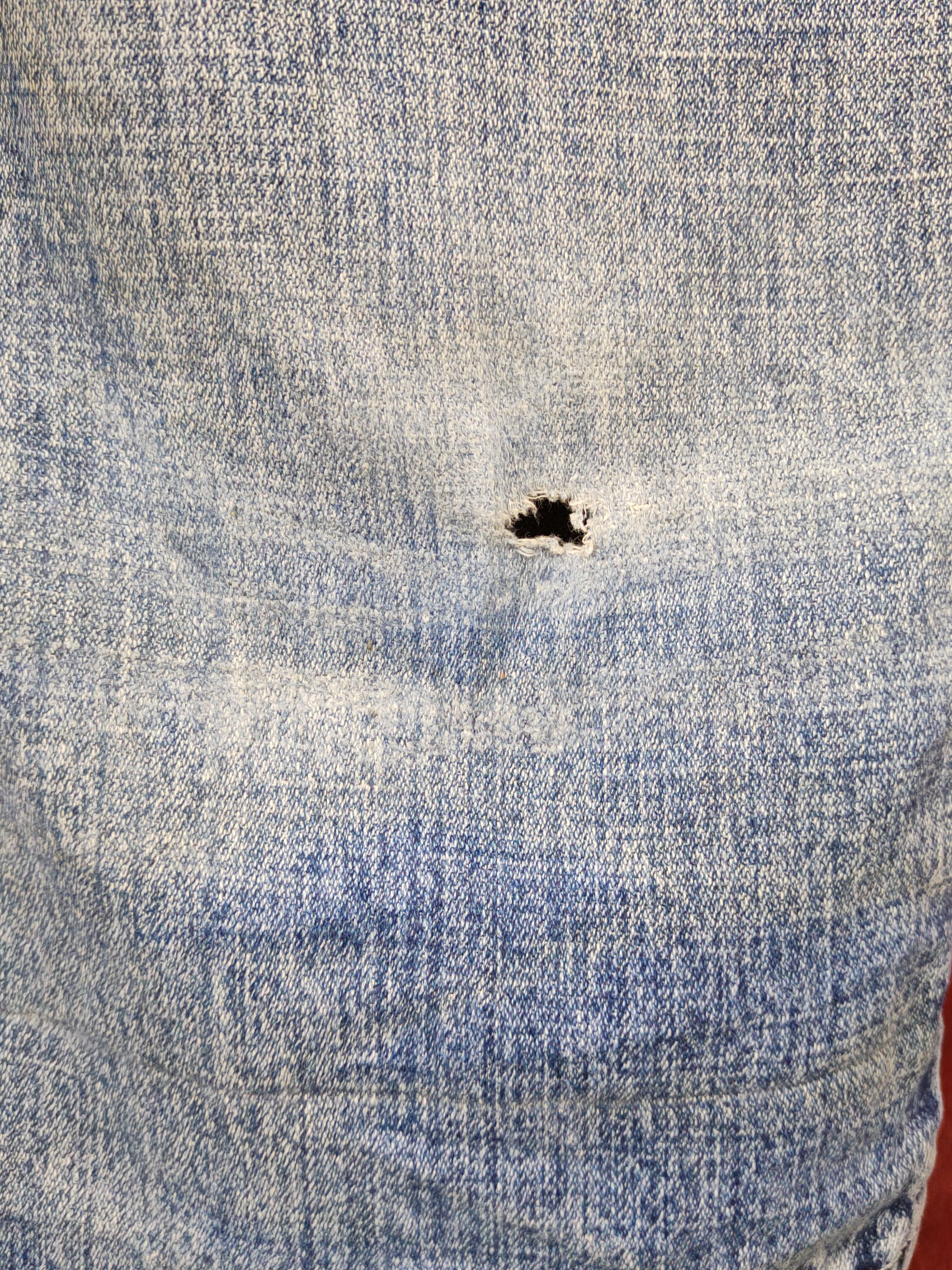 Levi's Levi's Dark Blue Faded Distressed Ripped Jeans #S1695 Size US 42 / EU 58 - 14 Thumbnail