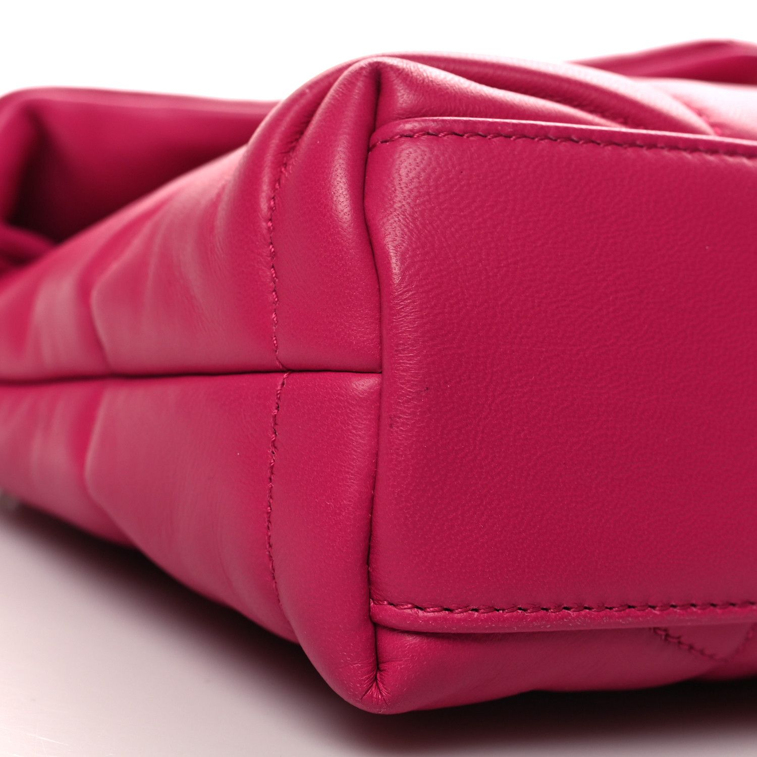 Saint Laurent Paris o1b1hav110225 Size: OS / Puffer Toy Bag in Bubblegum Pink Size ONE SIZE - 8 Thumbnail