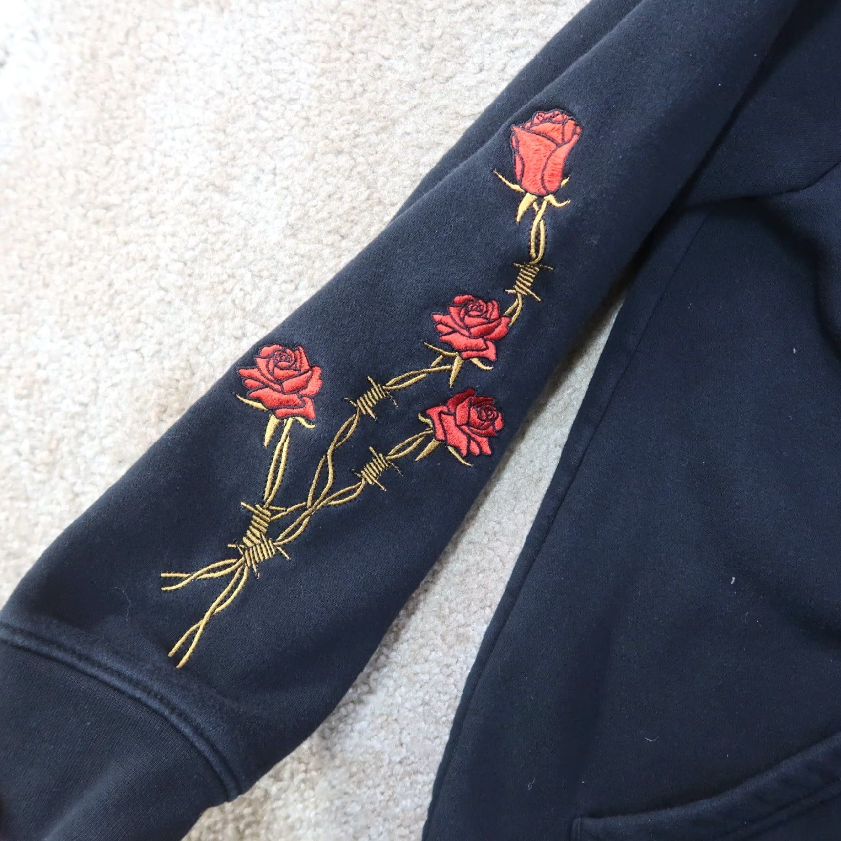 DGK DGK Hoodie Mens Large Black Pullover Sweatshirt Jason Friday The 13th Embroidered Hooded • Regular Fit, Cotton Fleece, Drawstring, Long Sleeve, Knit Size US L / EU 52-54 / 3 - 4 Thumbnail