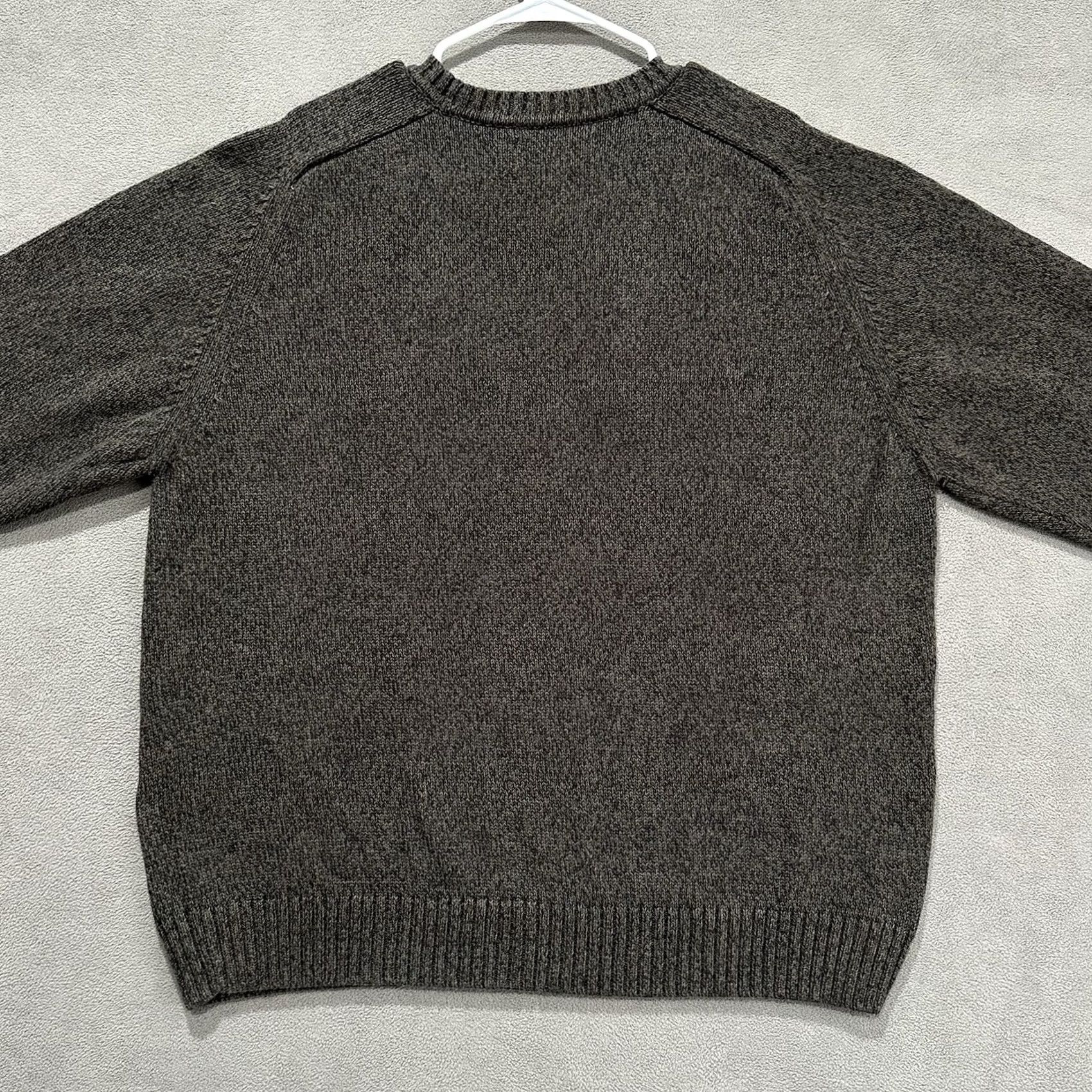 Croft & Barrow Croft & Barrow Sweater Mens 2XL Heathered Brown Pullover Crew Neck Heavyweight Size US XXL / EU 58 / 5 - 2 Thumbnail