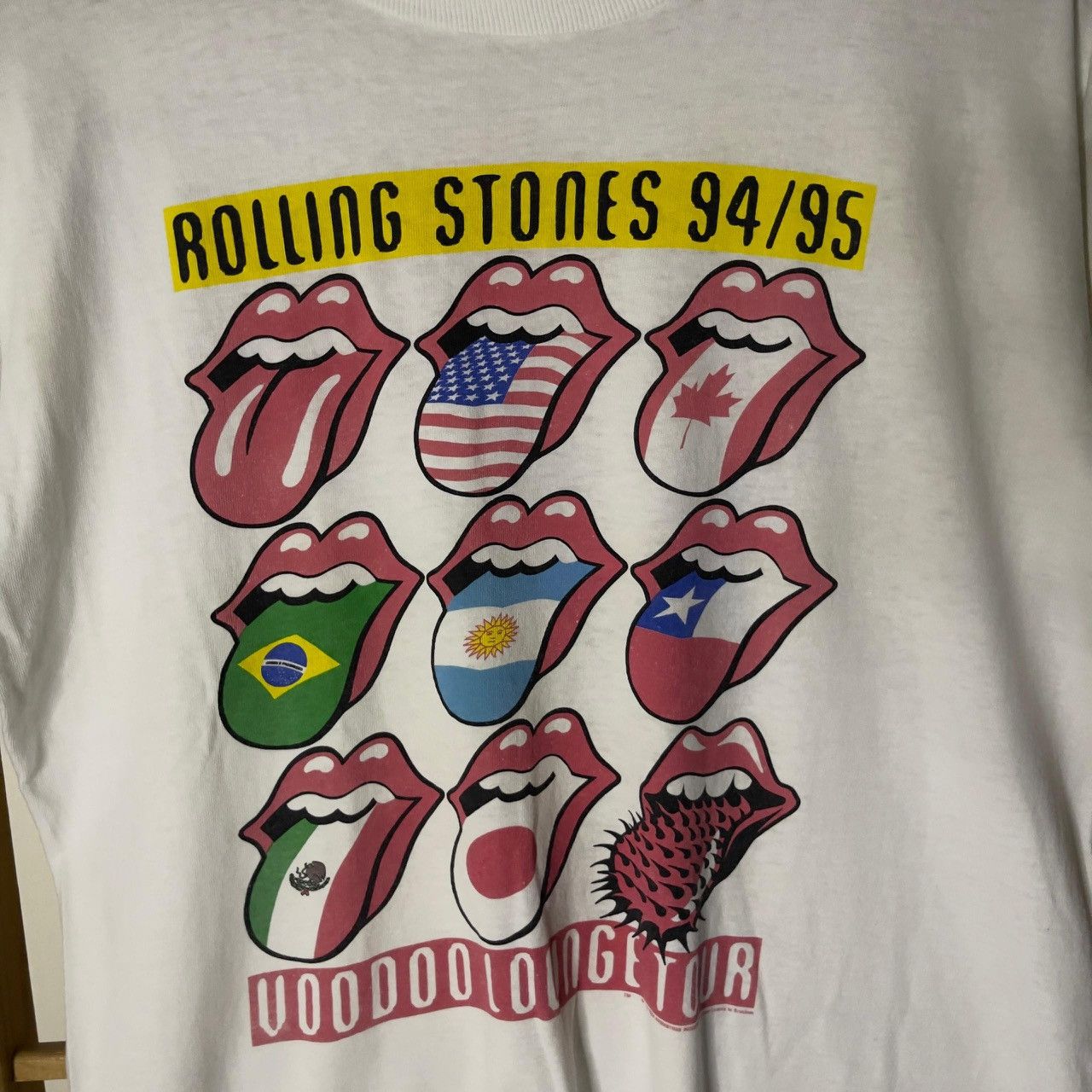 Band Tees Vtg Brockum Rolling Stone 90s Voodoo Lounge Tour Tshirt Size US L / EU 52-54 / 3 - 2 Thumbnail