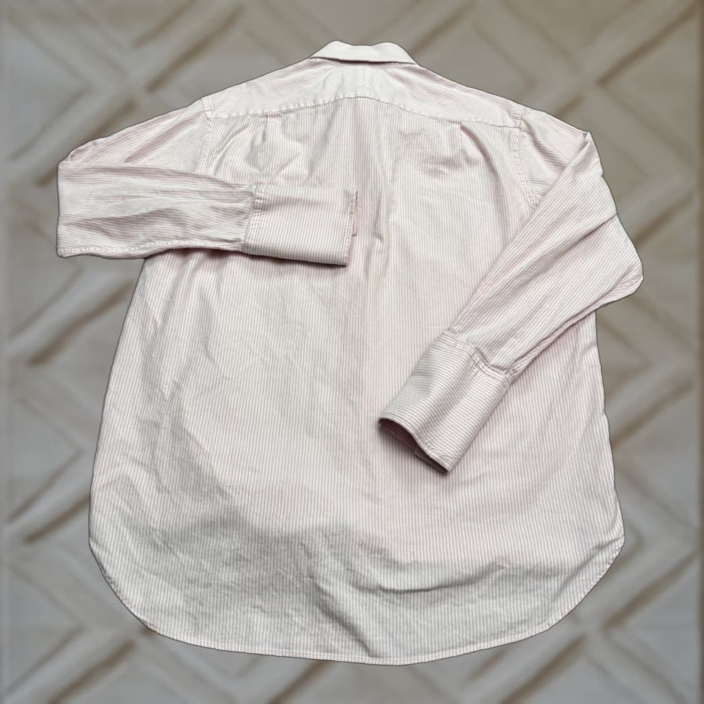 Charles Tyrwhitt Charles Tyrwhitt Dress Shirt Men 17/35 Pink Striped French Cuff Classic Fit Shirt Womens? Size 46R - 1 Thumbnail