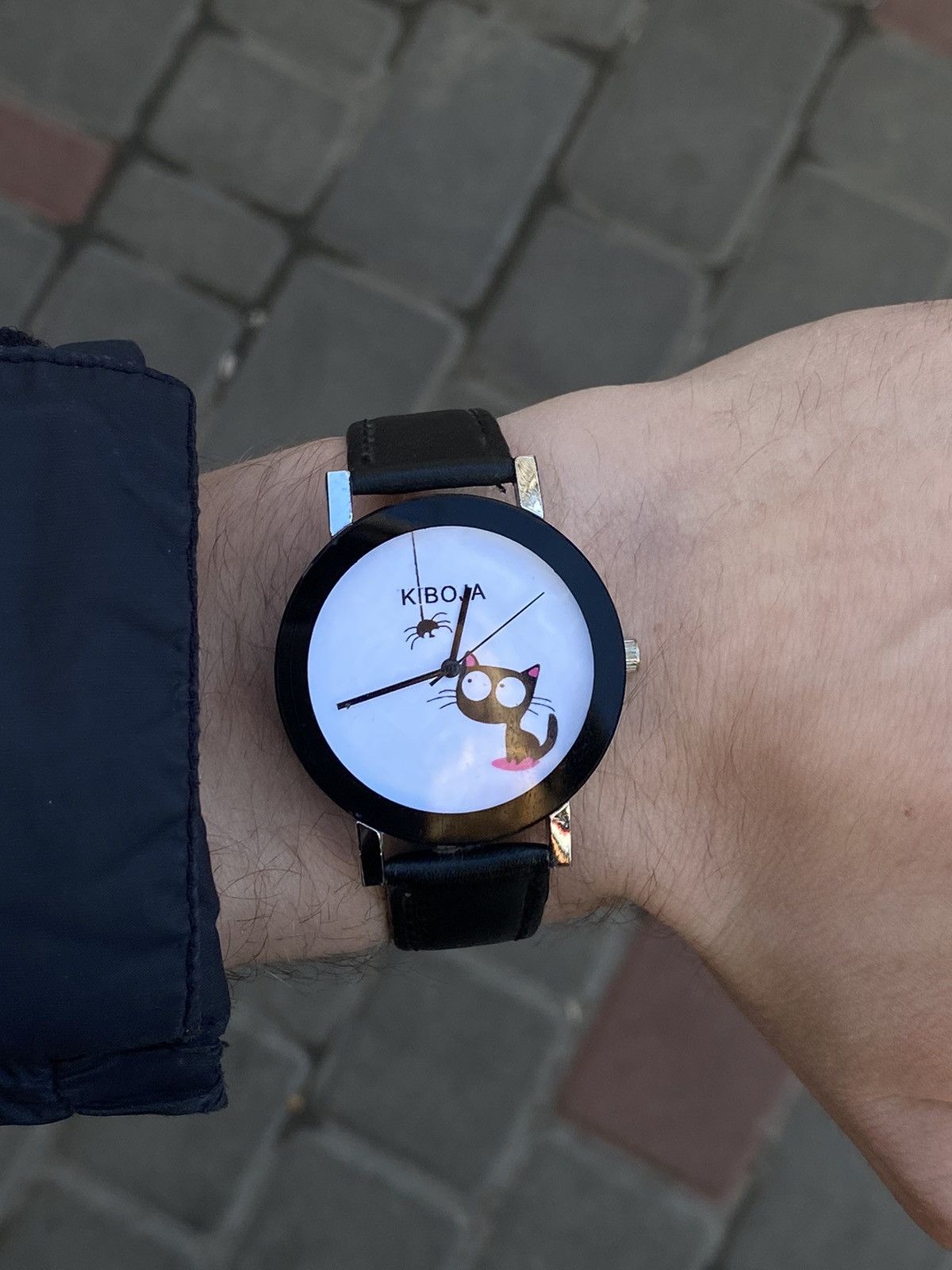 Jewelry × Vintage Playful Cat Design Wristwatch - Japanese Brand Size ONE SIZE - 2 Thumbnail