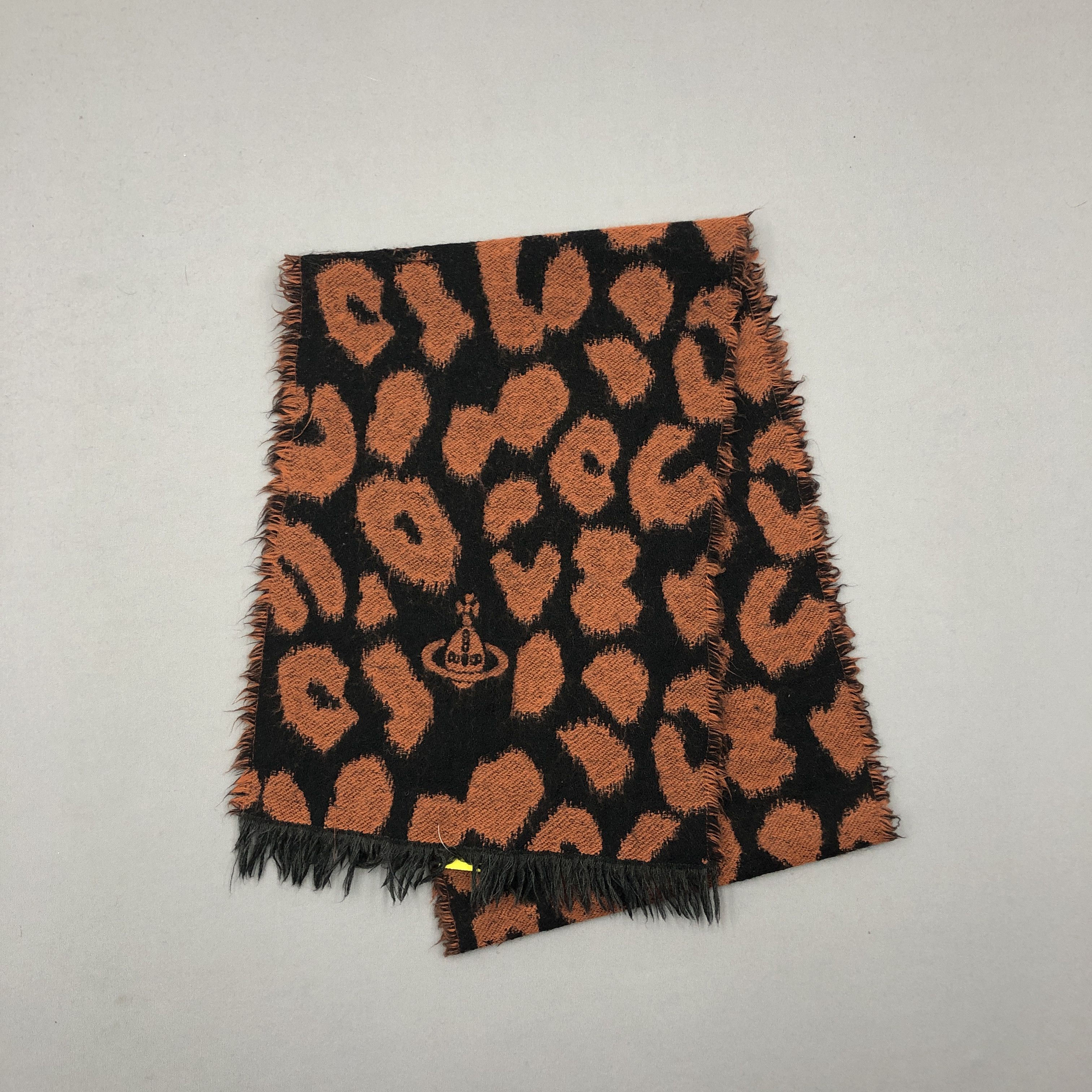 Japanese Brand × Vintage Vintage Vivienne Westwood Scarf Orbs Wool Scarves Size ONE SIZE - 1 Thumbnail
