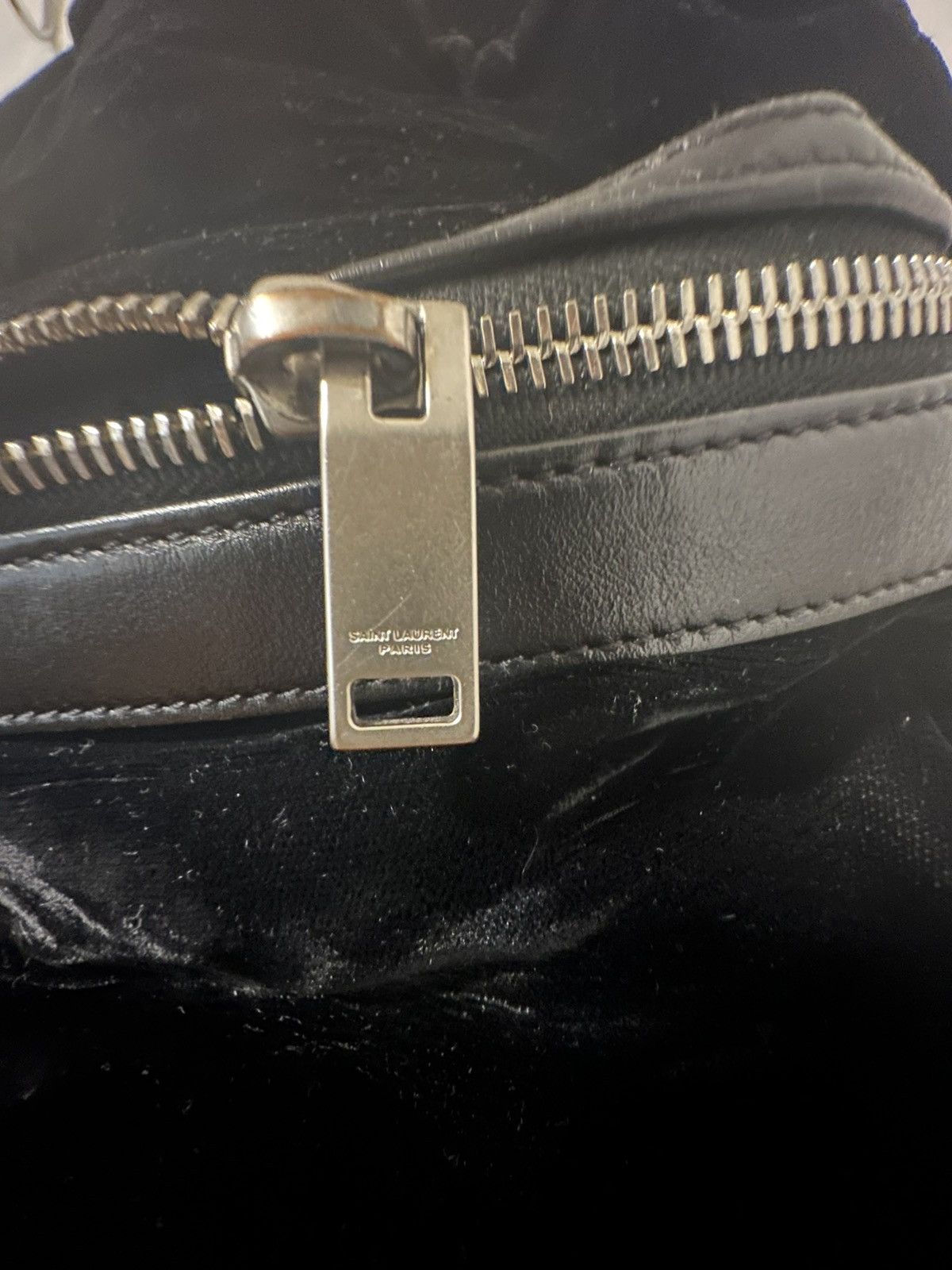 Saint Laurent Paris Saint Laurent Velour Mini City Backpack Size ONE SIZE - 6 Thumbnail