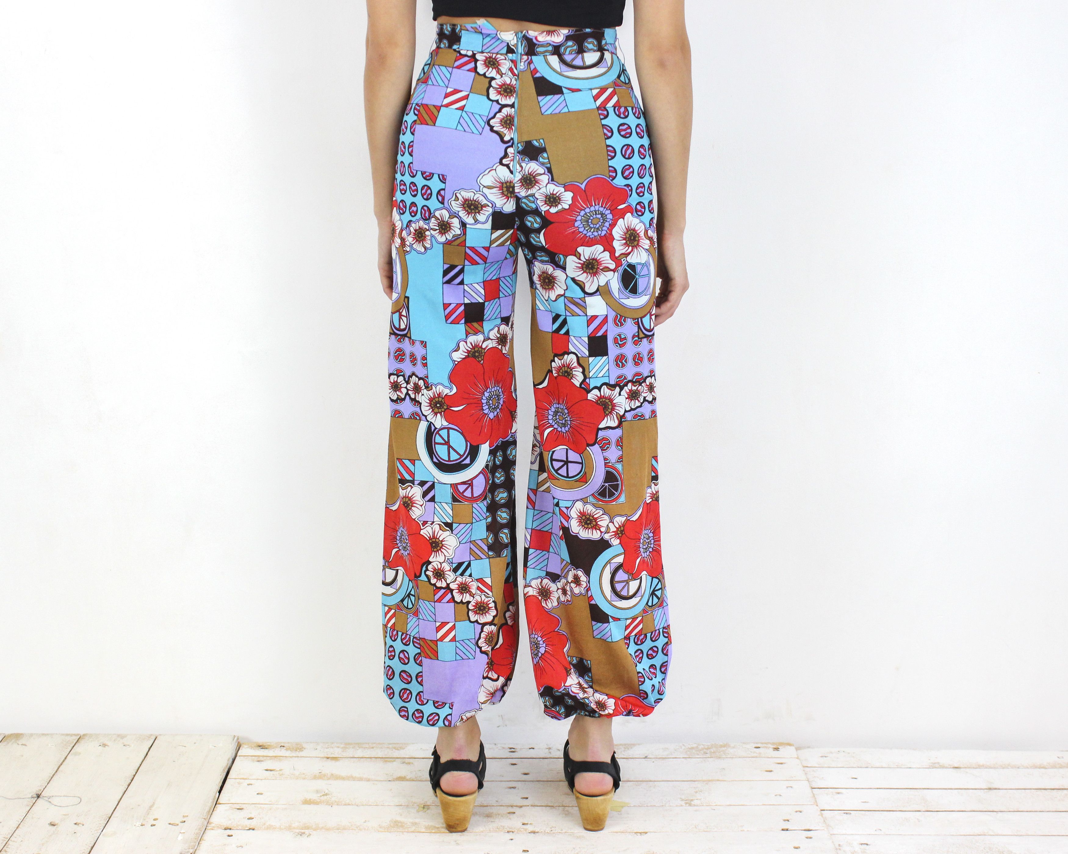 Vintage Vera Mont Paris S Pants Trousers joggers Hippie baggy relax Size 27" / US 4 / IT 40 - 7 Thumbnail