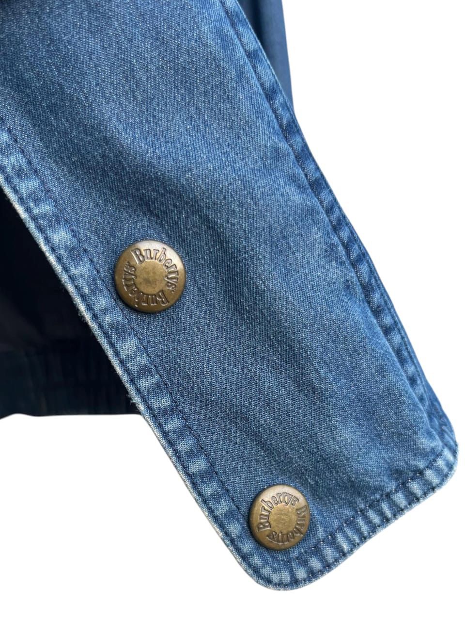 Burberry 90’s Burberrys Light Jeans Blouson Swing Top Size US M / EU 48-50 / 2 - 13 Thumbnail