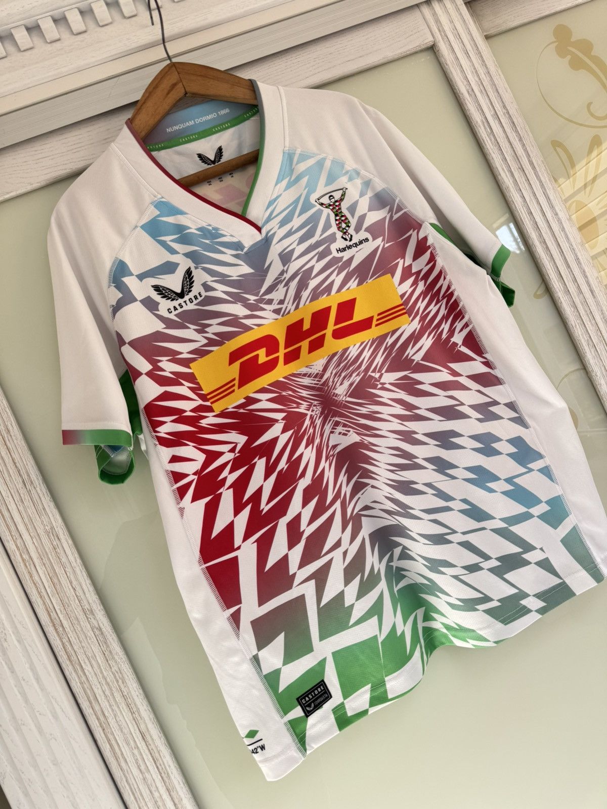 Castore Harlequins 2024-2025 Away Rugby Jersey Kit Shirt Size US XXL / EU 58 / 5 - 4 Thumbnail