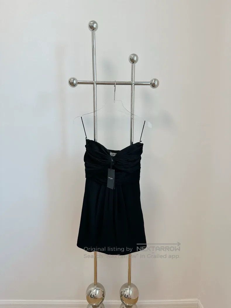 Saint Laurent Paris Saint Laurent Paris Black Tube Dress Size XXS / US 00 / IT 34 - 1 Thumbnail
