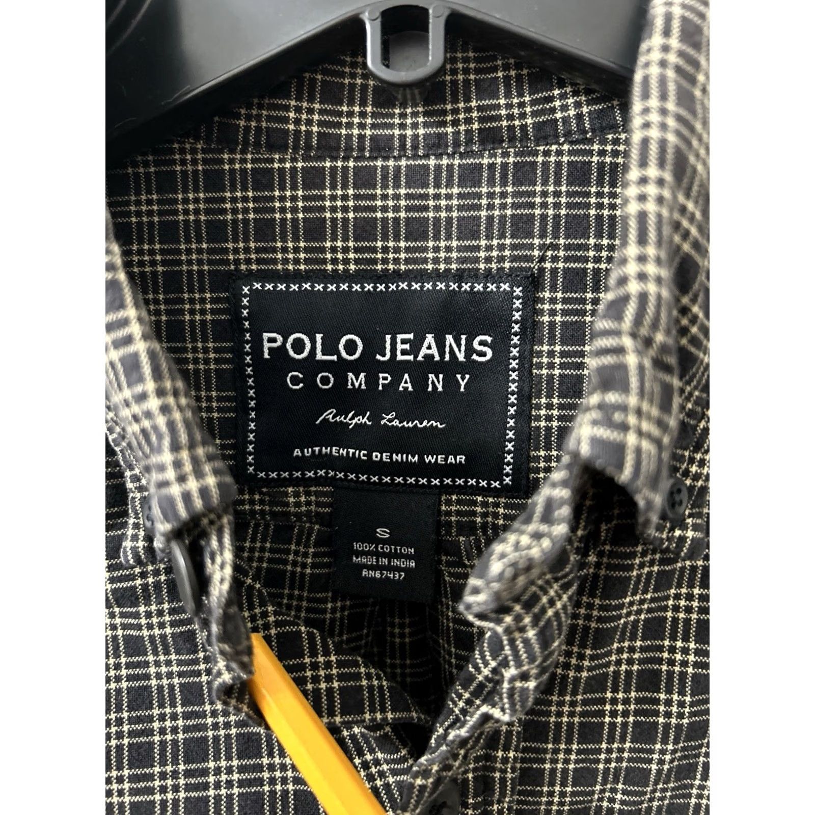 Vintage Polo Jeans Co Ralph Lauren Shirt Mens Small Brown Oxford USA Plaid Button Down Size US S / EU 44-46 / 1 - 6 Thumbnail