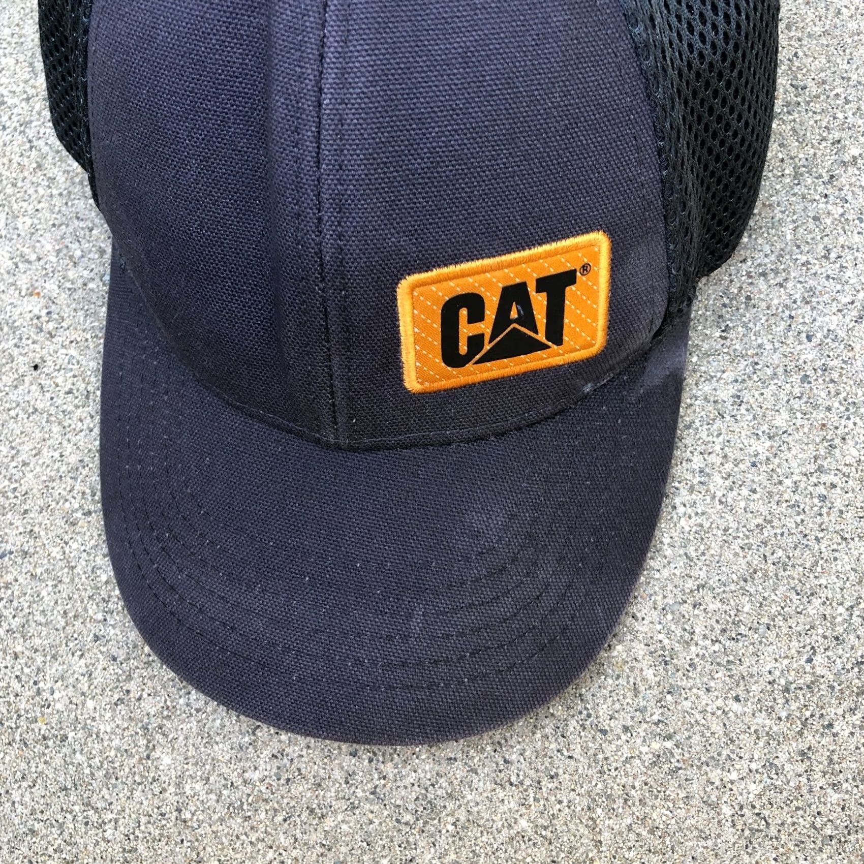 Vintage VINTAGE CAT Caterpillar Trucker Hat Men One Size Grey Adjustable Cap Size ONE SIZE - 3 Thumbnail