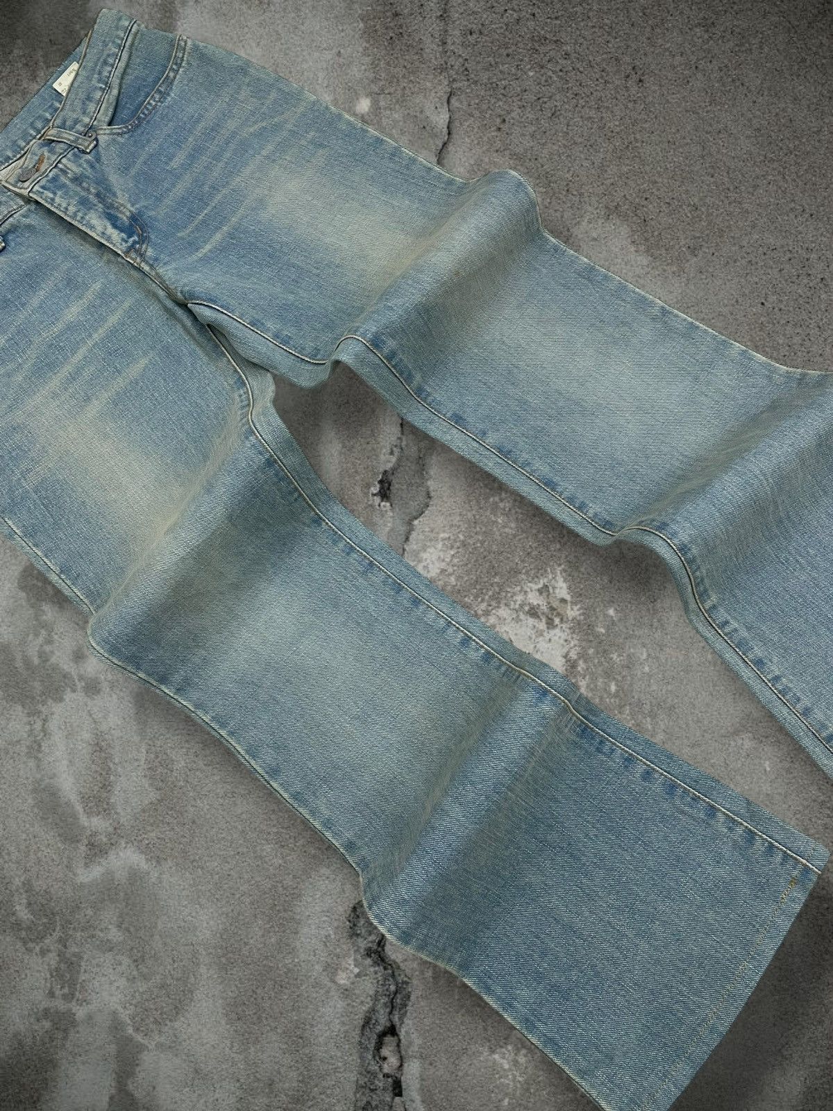 Japanese Brand Vintage 90s Japan Designer Gramercy Mudwash Blue Denim Size US 28 / EU 44 - 6 Thumbnail