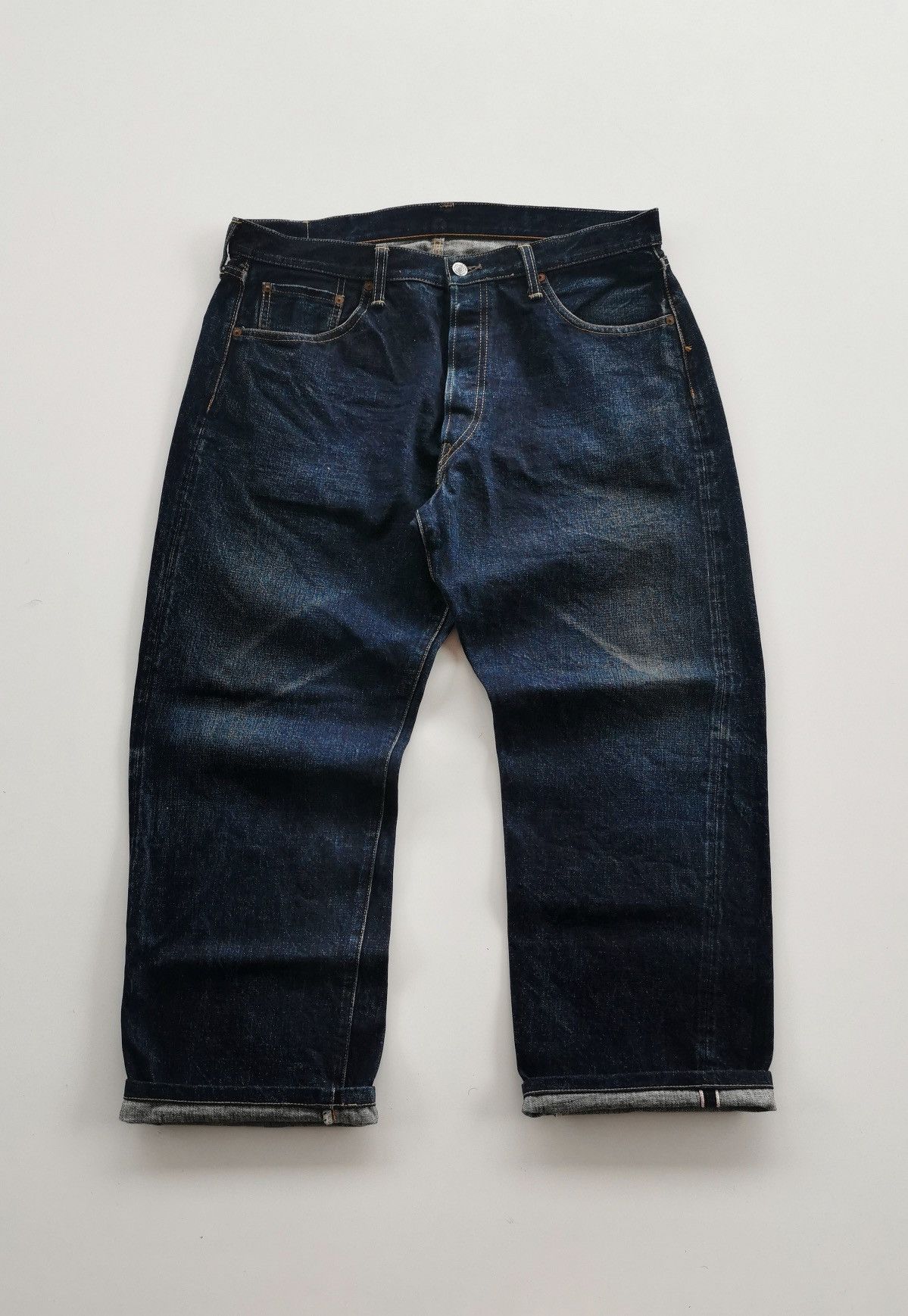 image of Archival Clothing x Denime Bobson Selvedge Denim, Men's (Size 35)