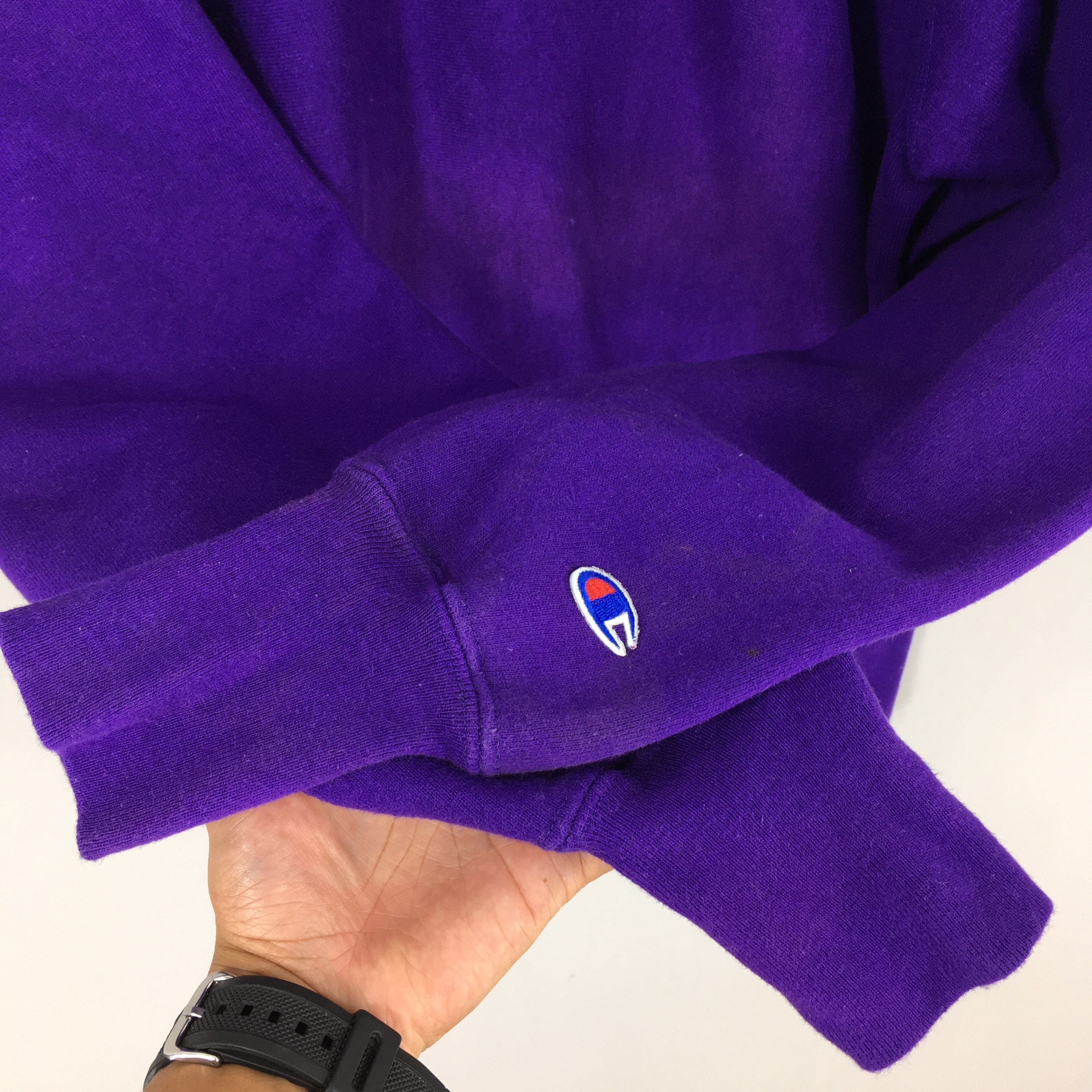 Champion × Vintage Vintage Champion Reverse Weave Purple Sweatshirt Large Size US L / EU 52-54 / 3 - 5 Thumbnail