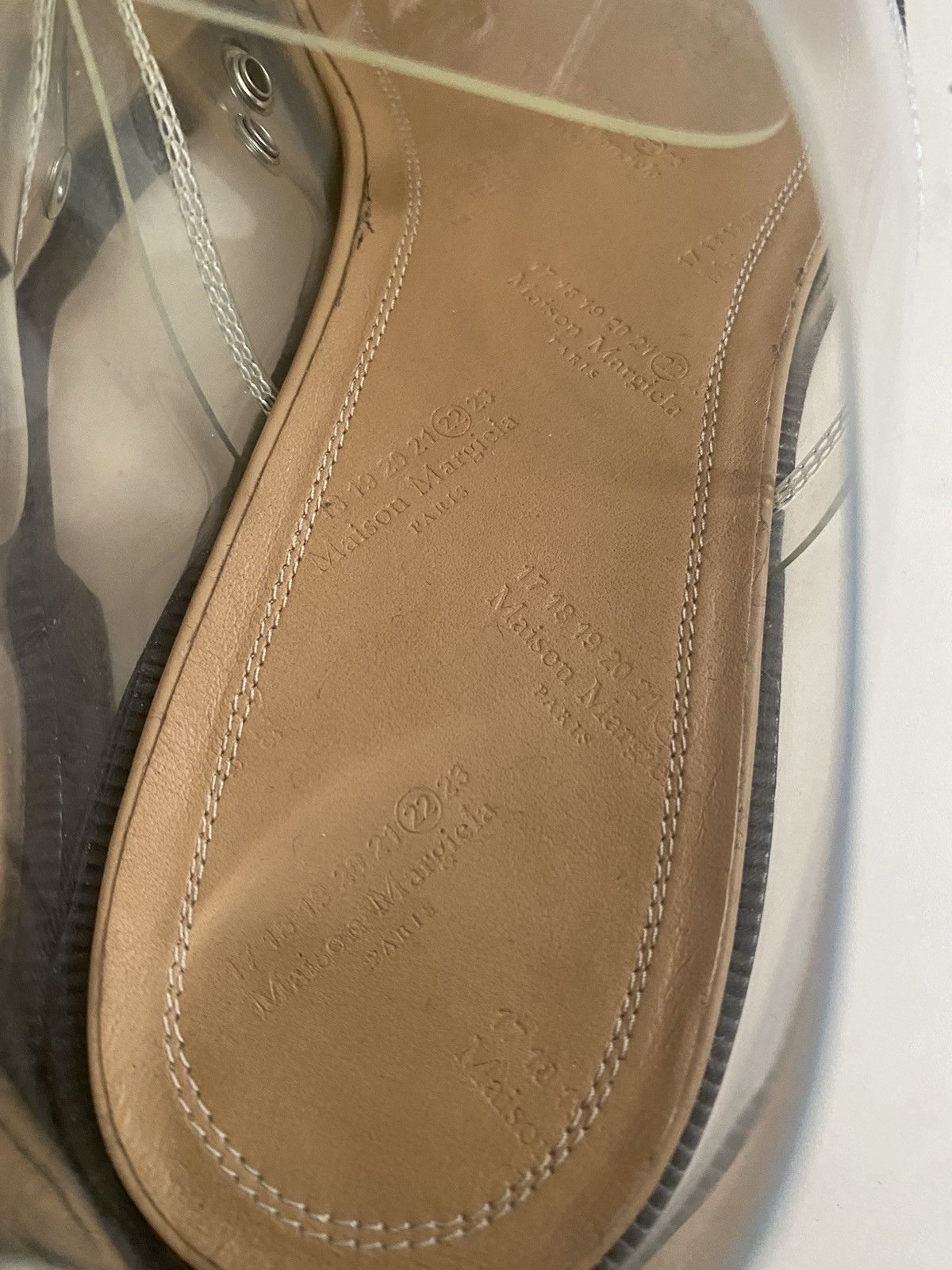Maison Margiela 🌈-90% Maison Margiela transparent tabi IT44 Size US 11 / EU 44 - 6 Thumbnail