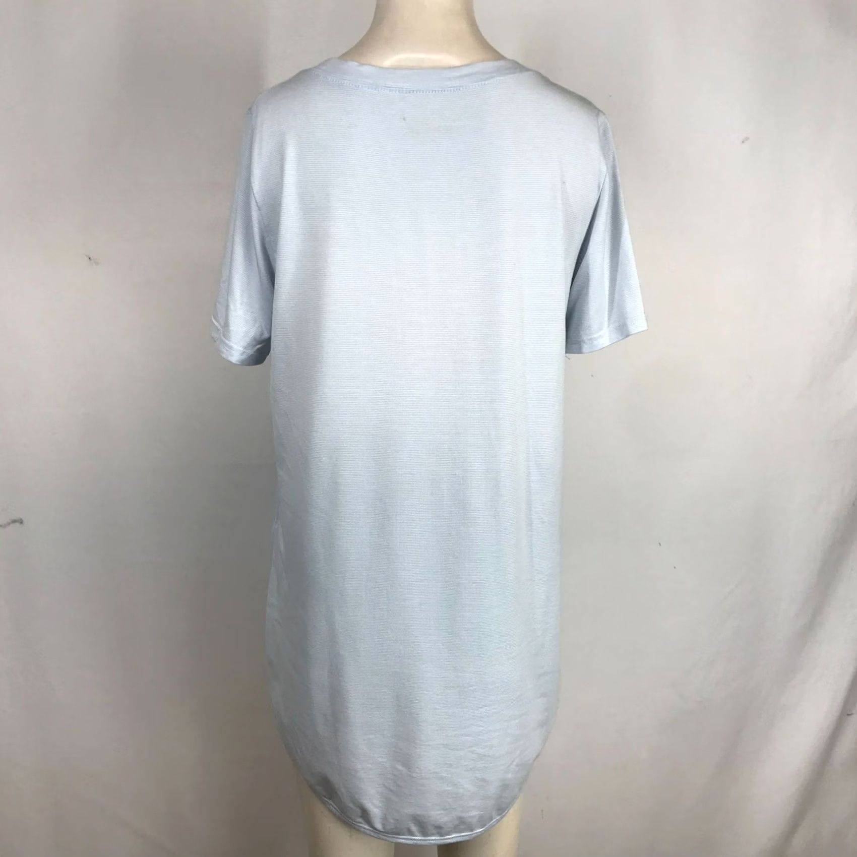 Vintage 10TREE WOMEN'S MEDIUM BLUE SHORT SLEEVE ROUND NECK MODAL BLEND TUNIC TEE Size 32" / US 10 / IT 46 - 5 Thumbnail