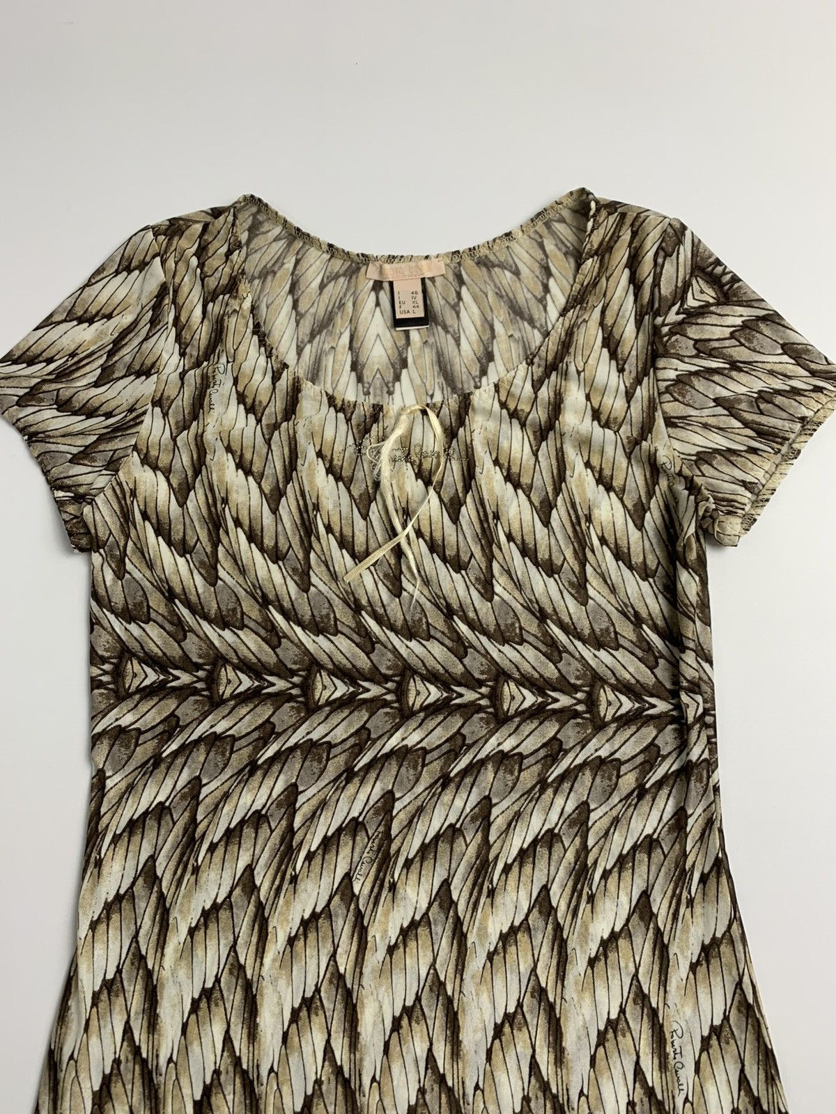 Roberto Cavalli Roberto Cavalli Feather Illusion Top Size L / US 10 / IT 46 - 2 Thumbnail