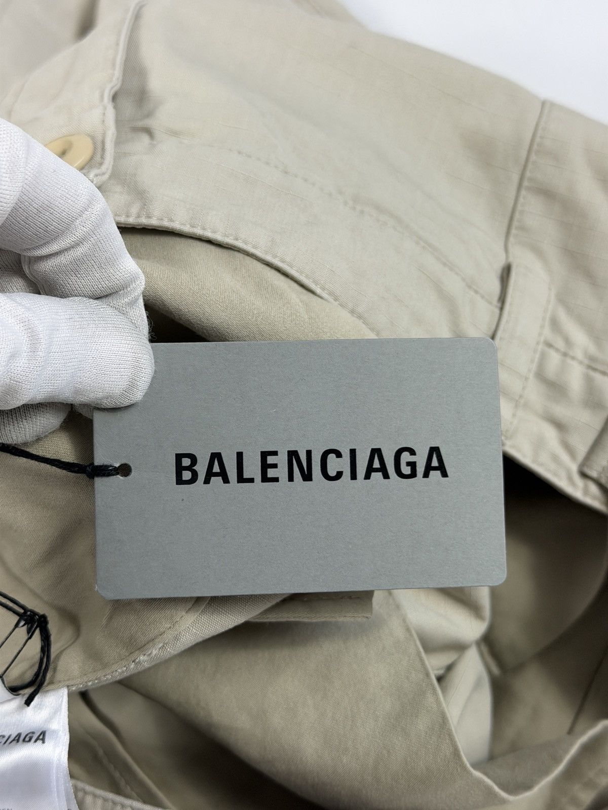 Balenciaga Balenciaga Flared Cargo Pants Beige Ripstop Size US 34 / EU 50 - 12 Thumbnail