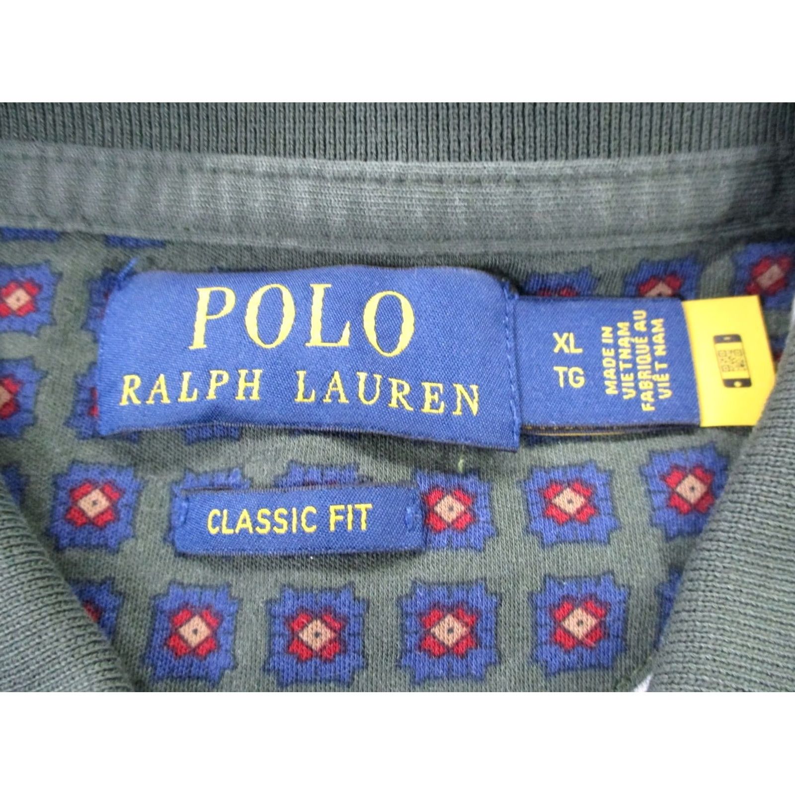 Polo Ralph Lauren Polo Ralph Lauren Shirt Mens XL Mosaic Tile Print Golf Pony Casual Size US XL / EU 56 / 4 - 7 Thumbnail