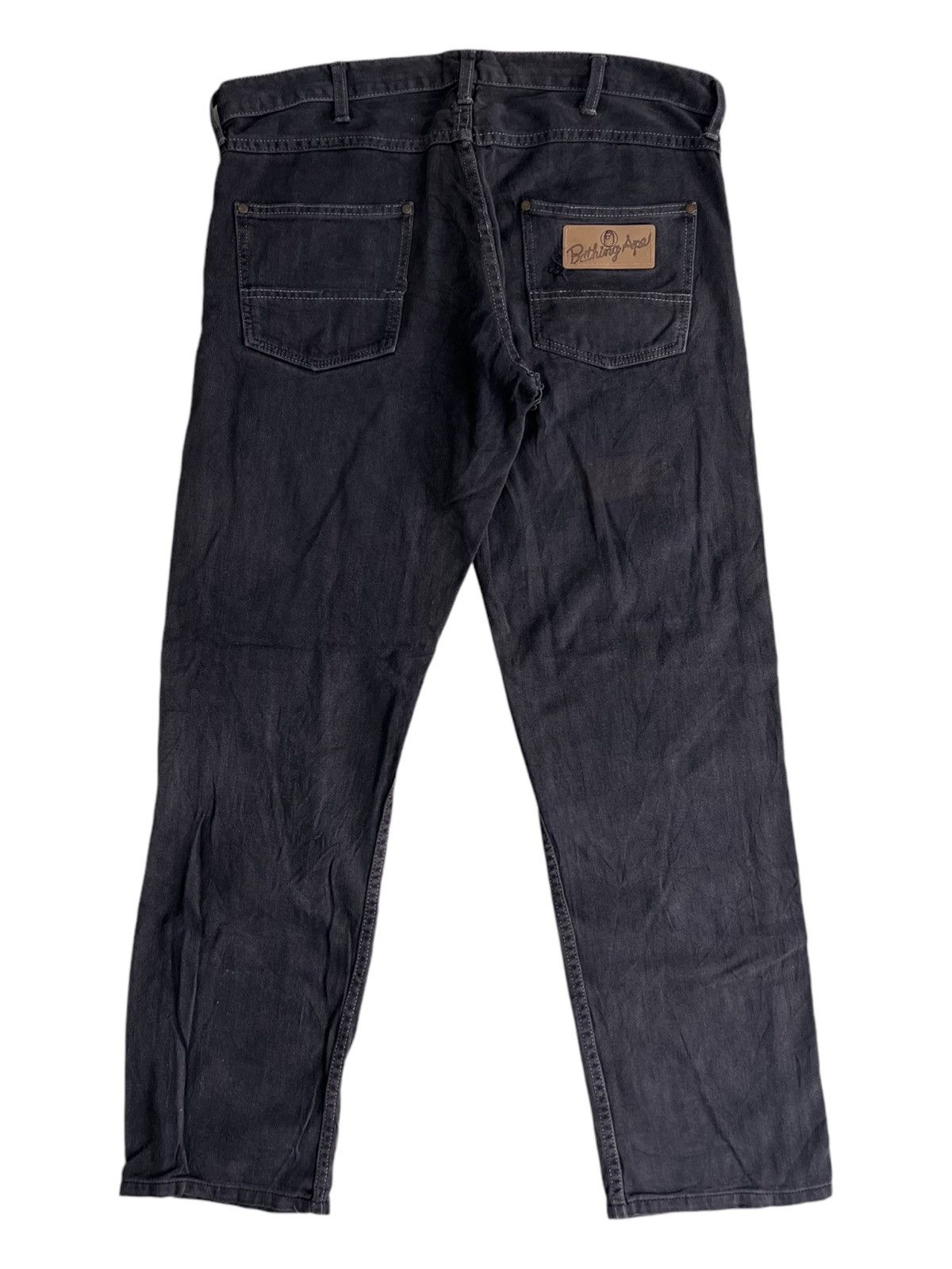 Bape Vintage A Bathing Ape Busy Work Baggy Oversized Jeans Denim Size US 34 / EU 50 - 3 Thumbnail