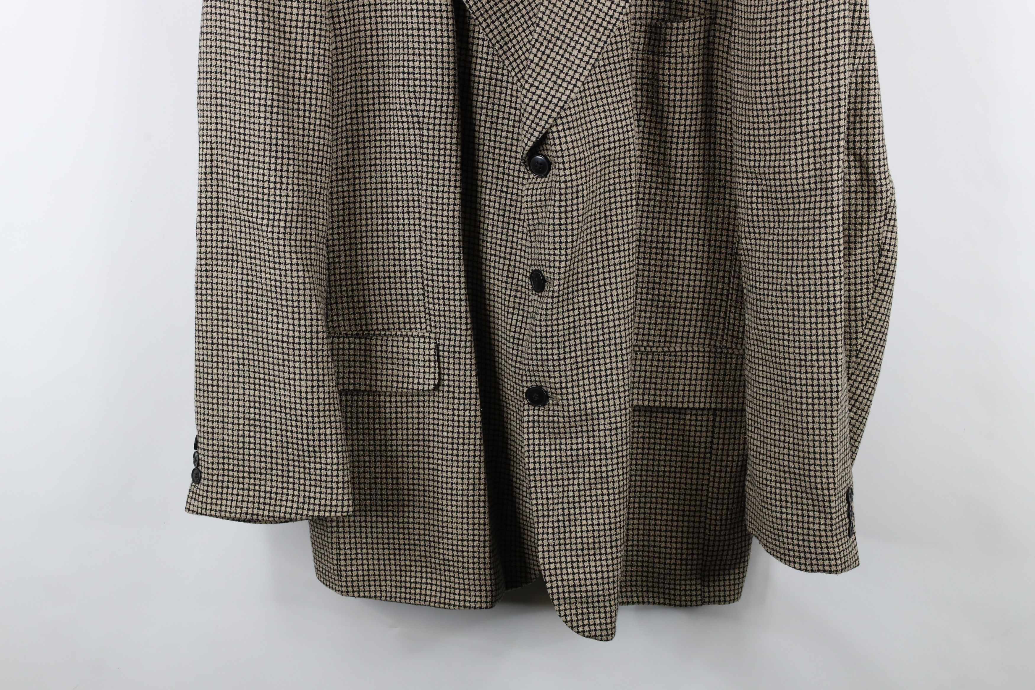 Vintage Vintage 90s Streetwear Houndstooth 3 Button Blazer Jacket Size US XL / EU 56 / 4 - 3 Thumbnail