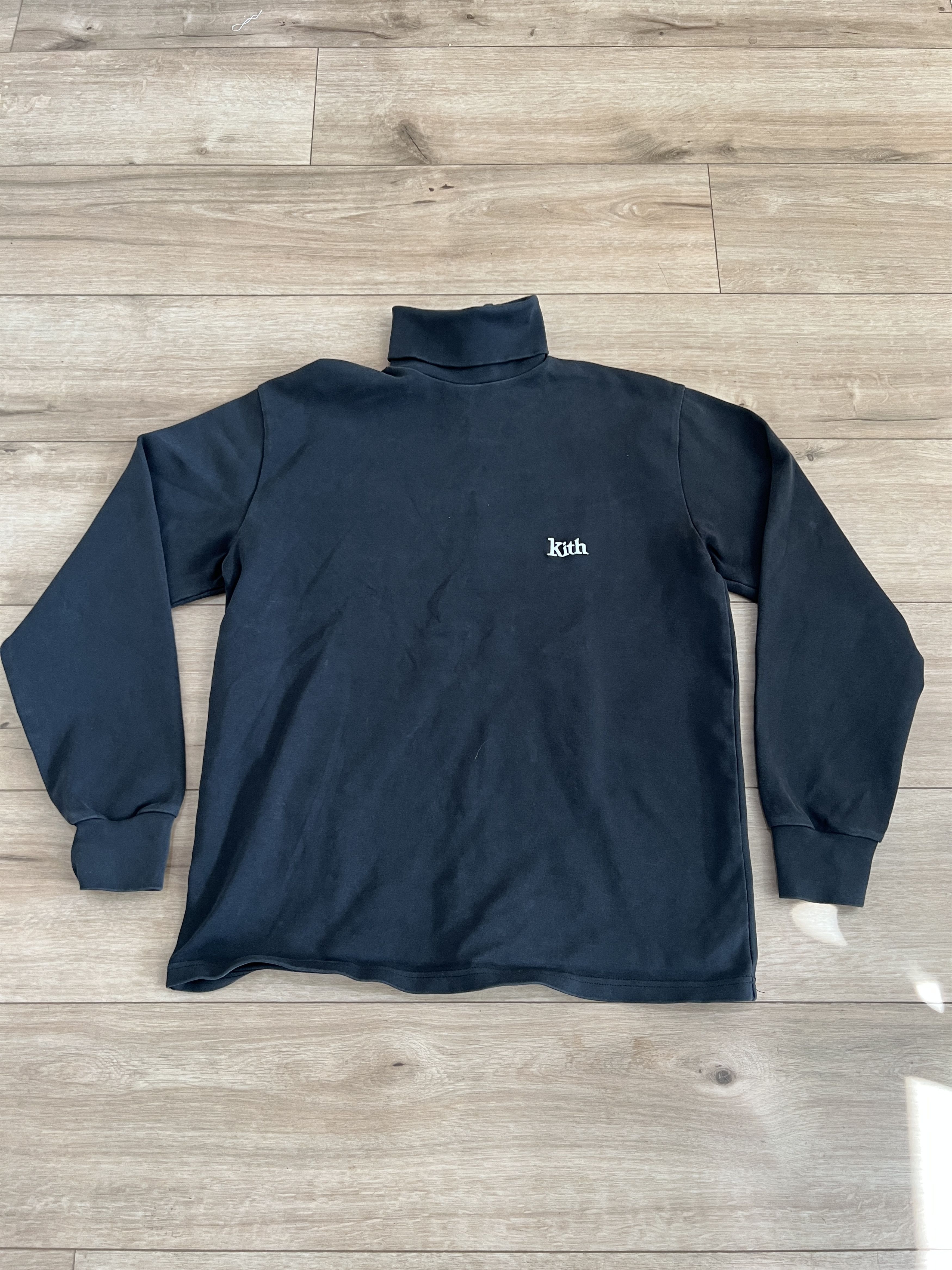 Kith Kith Black Thick Long Sleeve Turtleneck T-Shirt – Size XS Size US XS / EU 42 / 0 - 1 Thumbnail