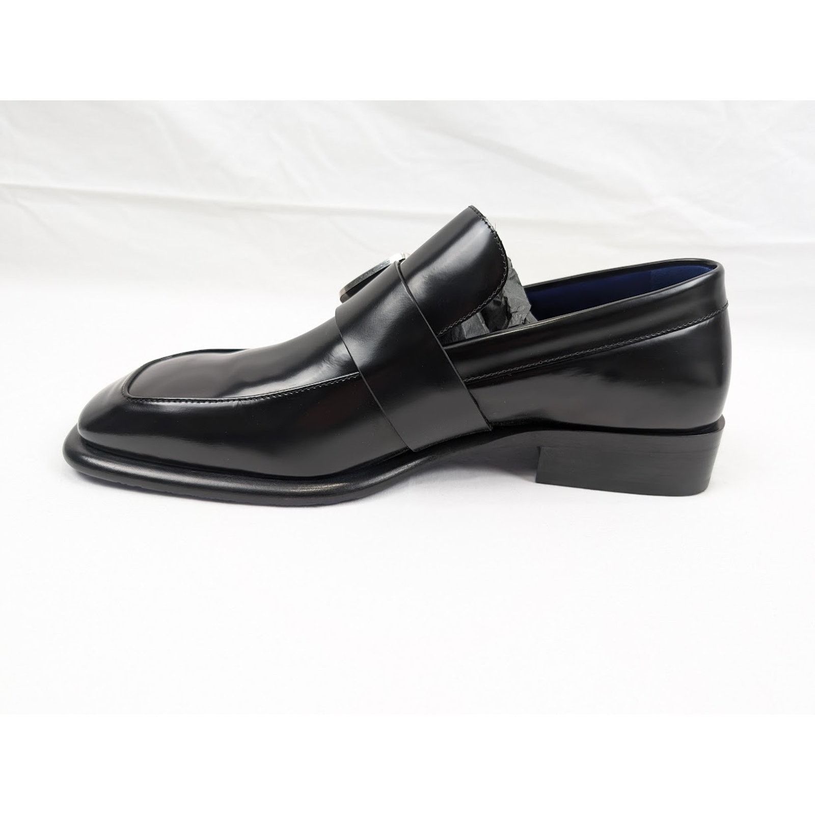 Burberry o1rshd1 Leather Loafers Shoes in Black Size US 12.5 / EU 45-46 - 8 Thumbnail