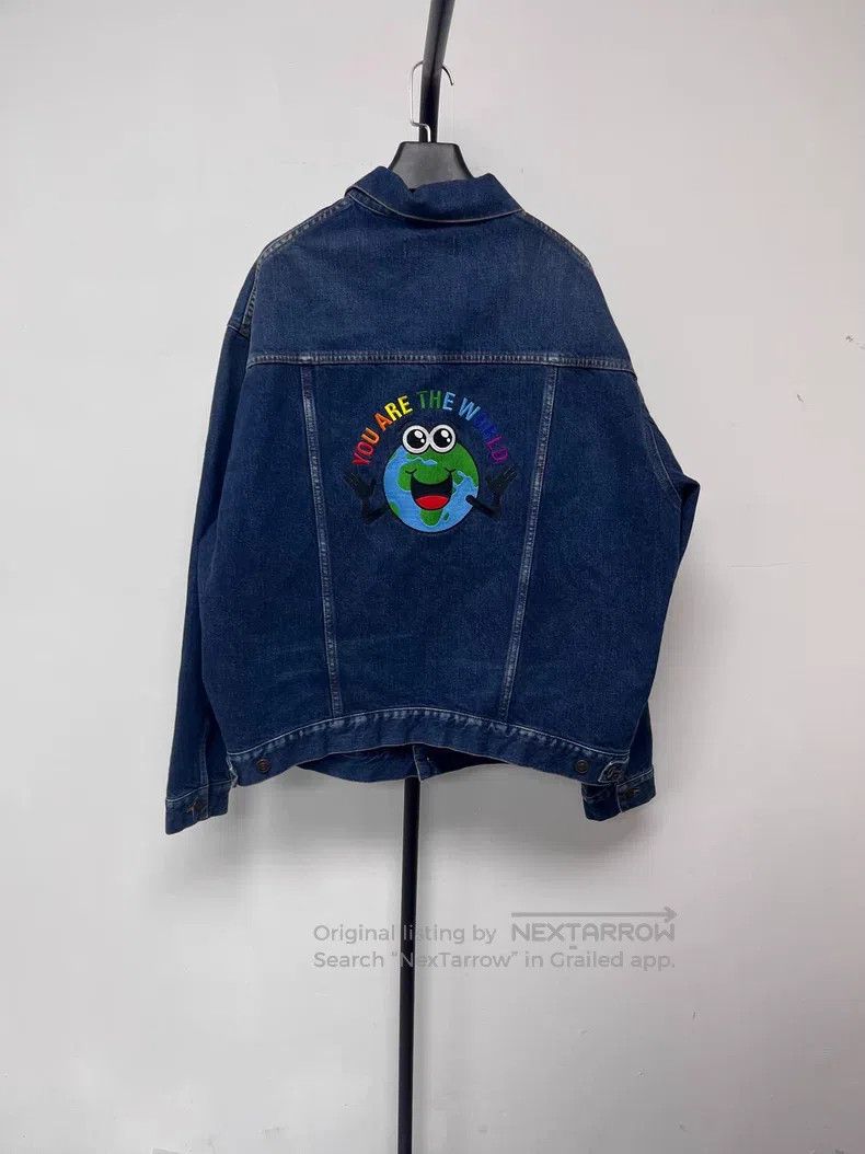 Balenciaga Balenciaga Earth Denim Jacket Size XS / US 0-2 / IT 36-38 - 1 Thumbnail