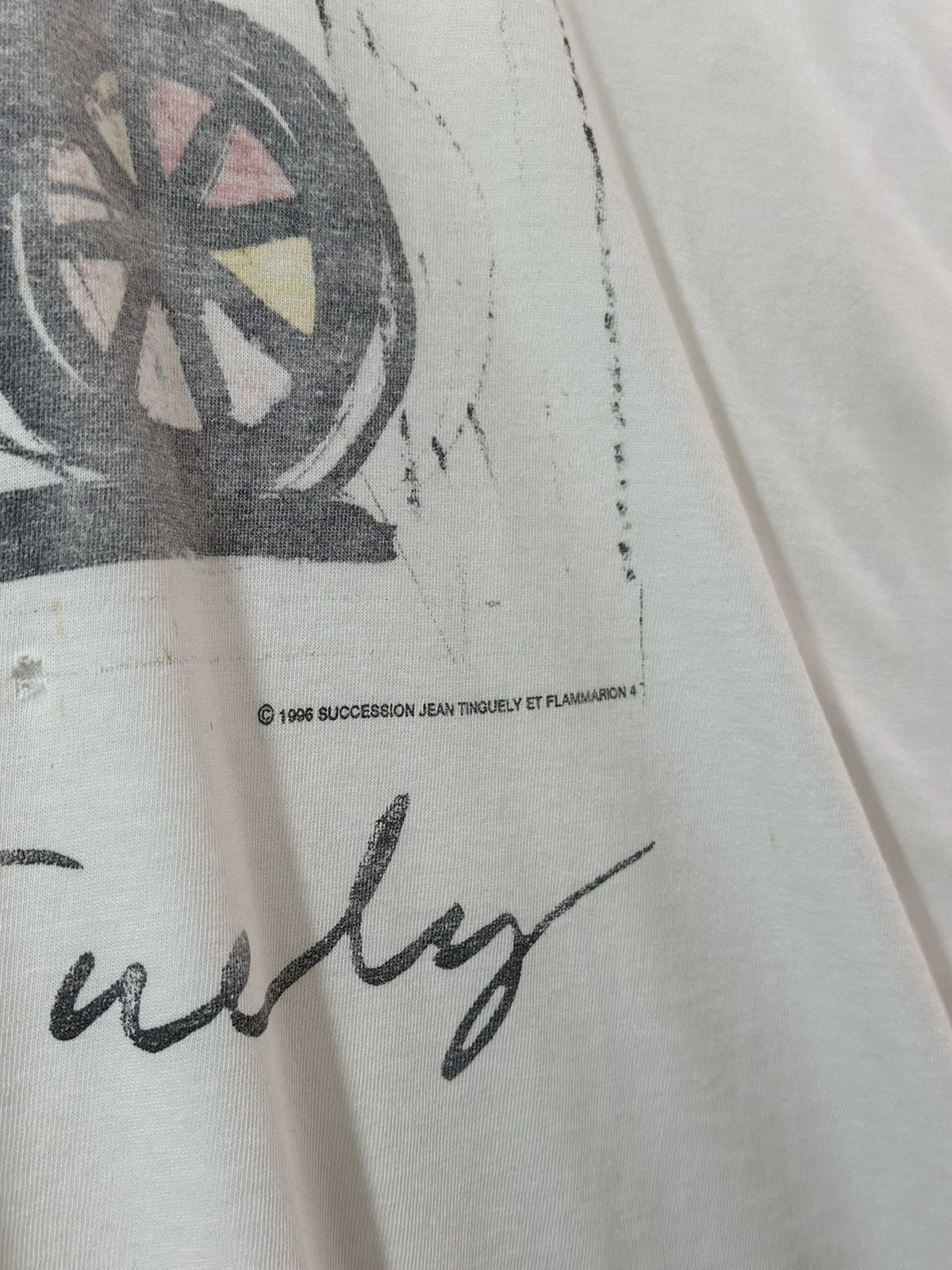 Band Tees VTG Vintage 1996 SUCCESSION JEAN TINGUELY ET FLAMMARION 4 Size US XXL / EU 58 / 5 - 9 Thumbnail