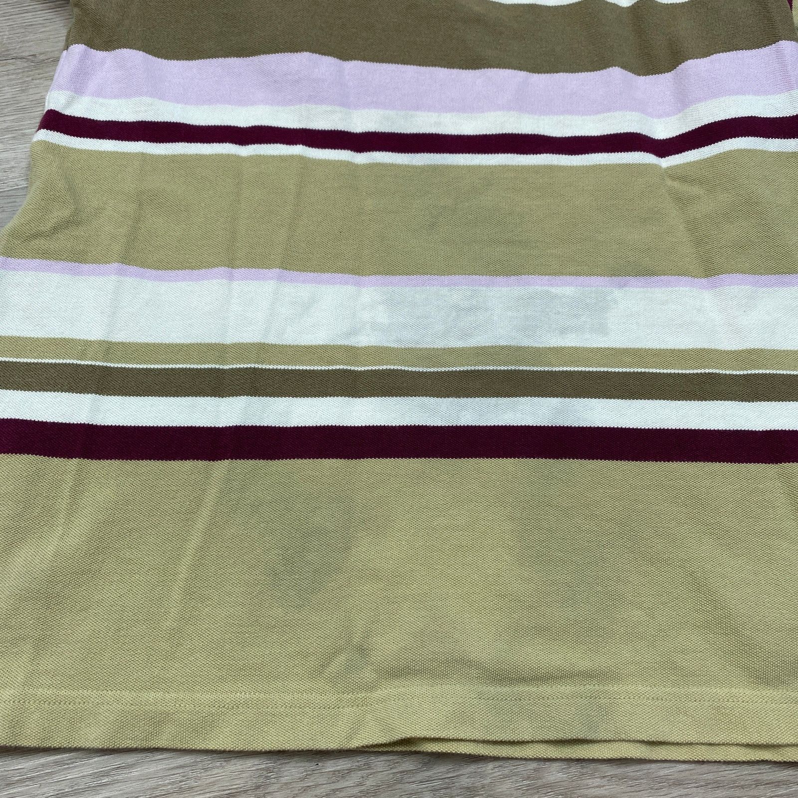 Designer × Valentino × Vintage Vintage Giovanni Valentino Italy Striped Polo Shirt Men's 46 Size US S / EU 44-46 / 1 - 12 Thumbnail