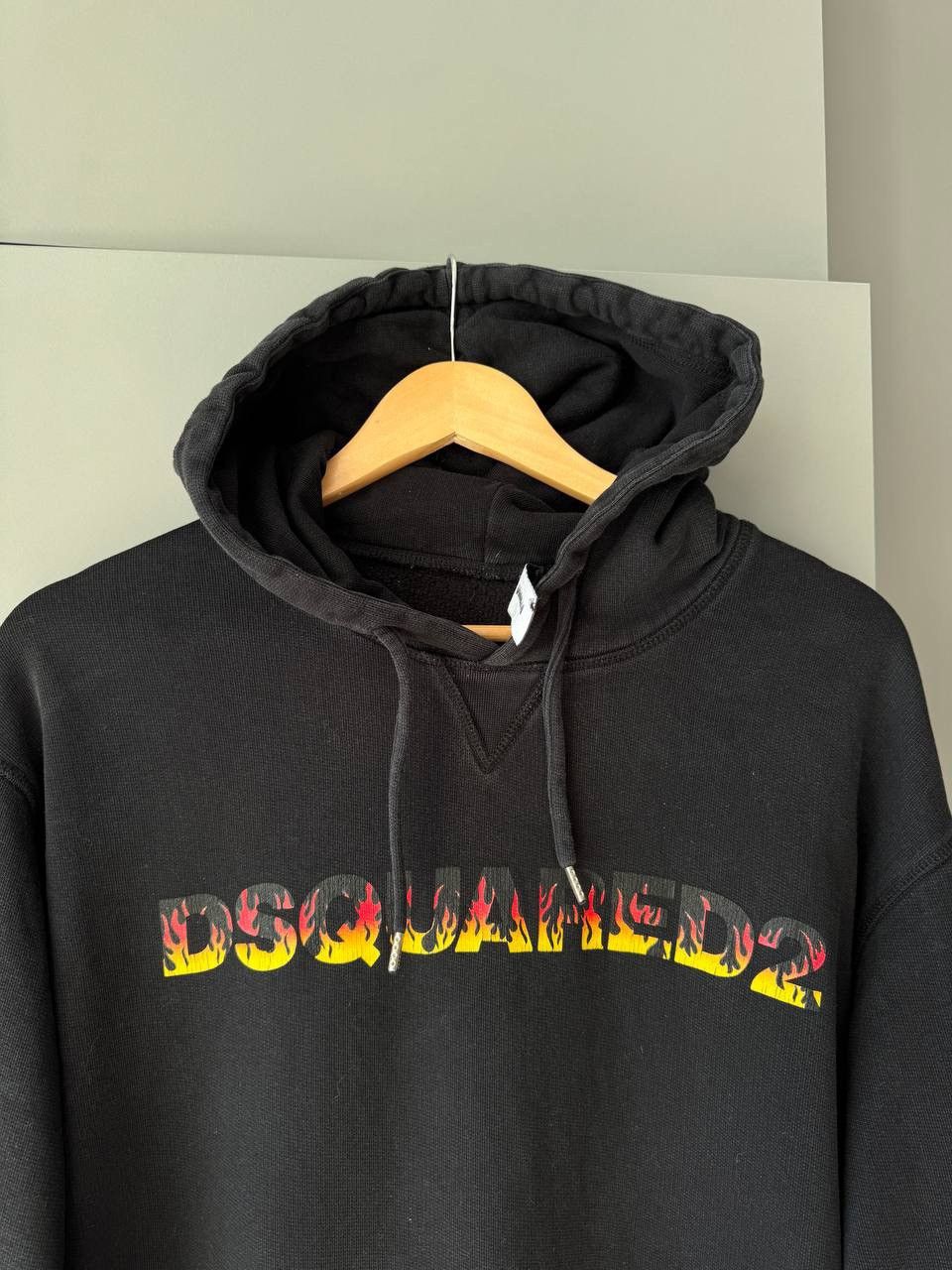 Designer × Dsquared2 Dsquared2 Black Hoodie Designer Sweatshirt Y2K Punk Size US L / EU 52-54 / 3 - 2 Thumbnail