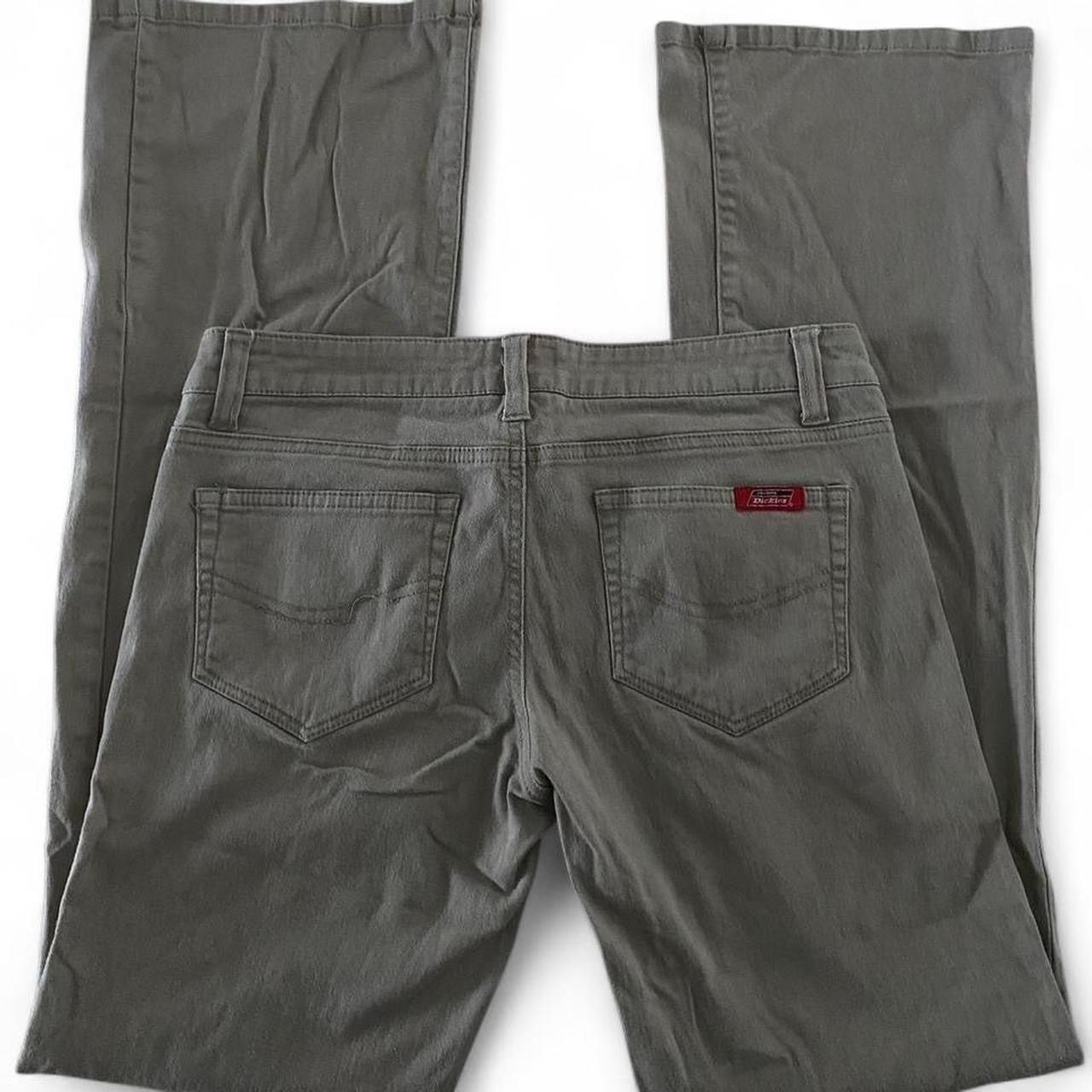 Dickies Low Rise & flared khaki dickies pants Size 27" / US 4 / IT 40 - 3 Thumbnail