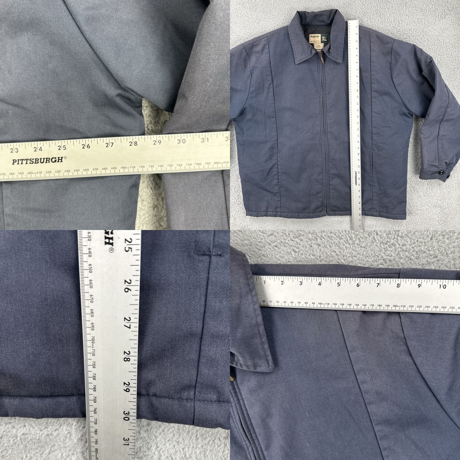 Vintage VINTAGE Wear Guard 90s Y2K Jacket XL Blue Quilt Lined Workwear Mens Size US XL / EU 56 / 4 - 8 Thumbnail