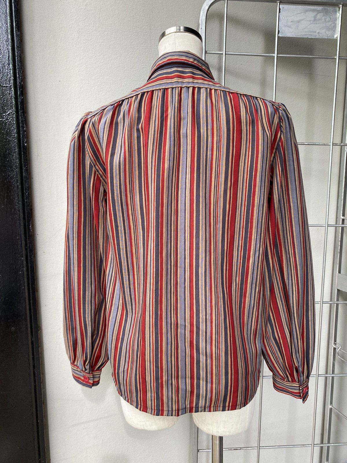 Givenchy Givenchy Multicolor Striped Long-Sleeve Shirt Size S / US 4 / IT 40 - 10 Thumbnail