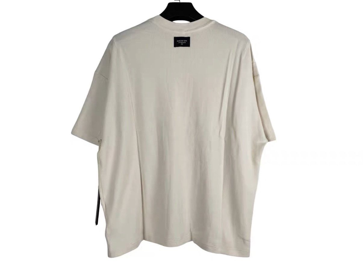 Fear of God Fear of God Inside Out Off-White Logo Tee J31 Size US M / EU 48-50 / 2 - 2 Thumbnail