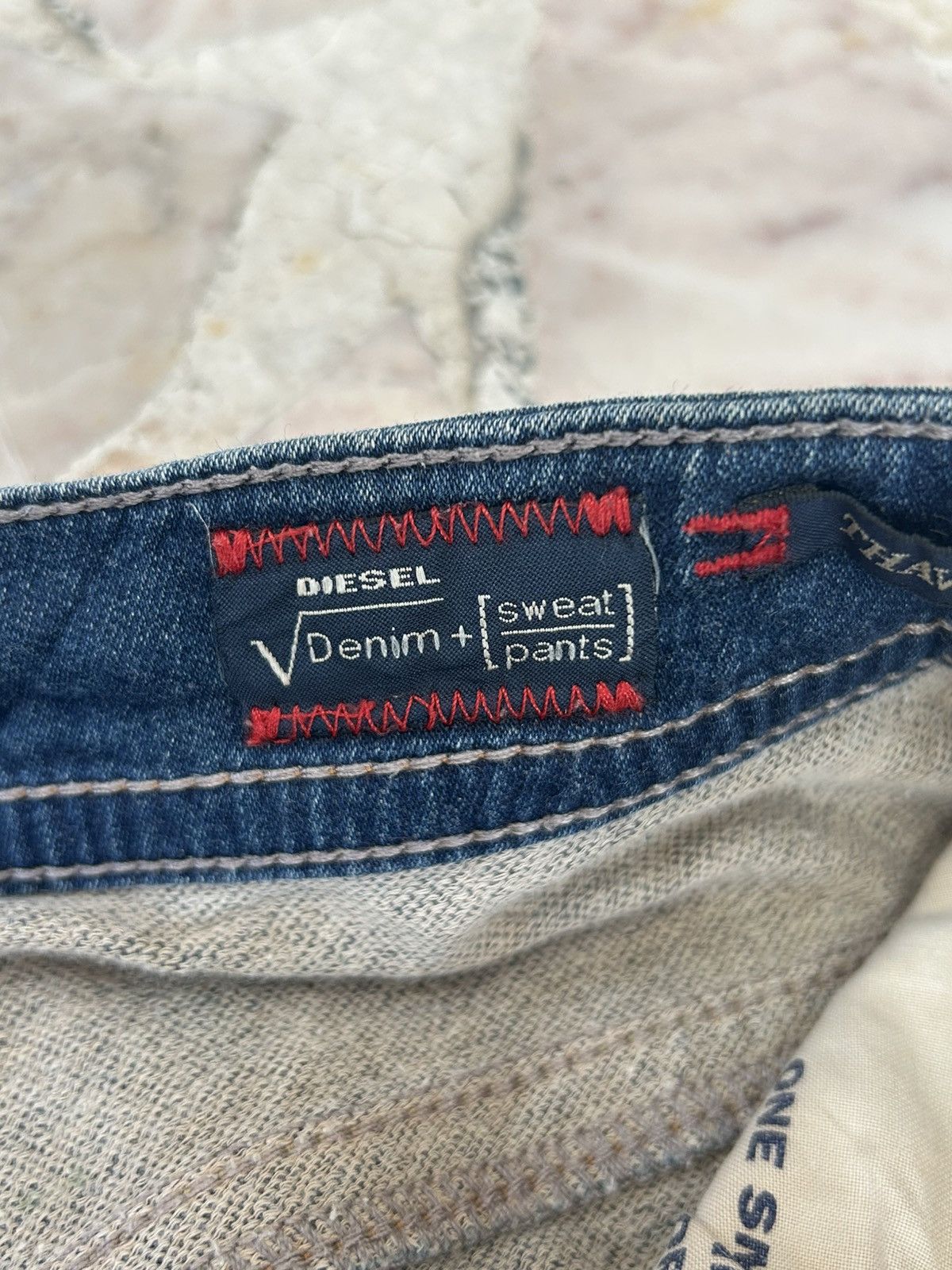 Diesel Diesel Biker Sweat Denim Pants Size US 30 / EU 46 - 10 Thumbnail