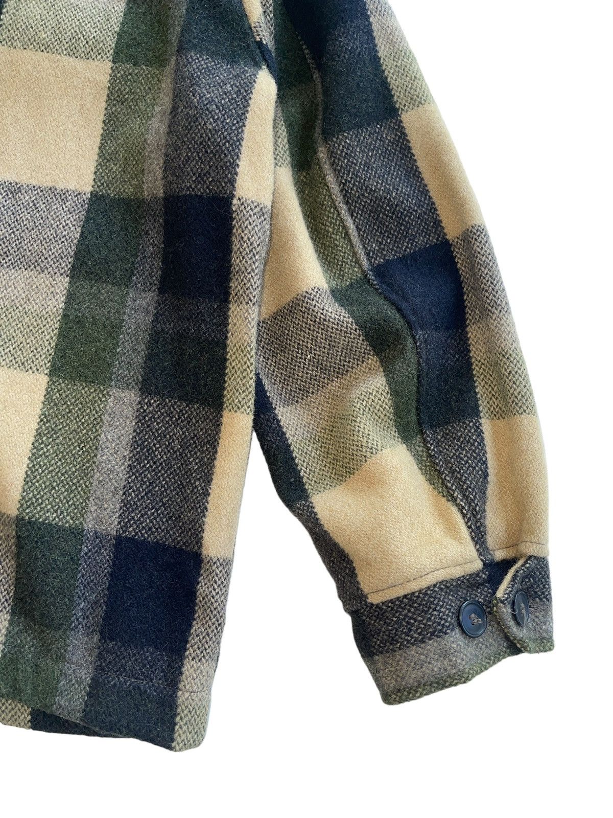 United Colors Of Benetton UCOB Checkered Heavy Jacket Size US M / EU 48-50 / 2 - 7 Thumbnail
