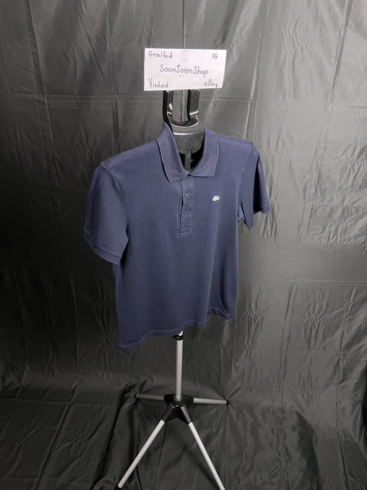 Lacoste × Vintage 🔴 Vintage Lacoste polo t-shirt Size US M / EU 48-50 / 2 - 2 Thumbnail