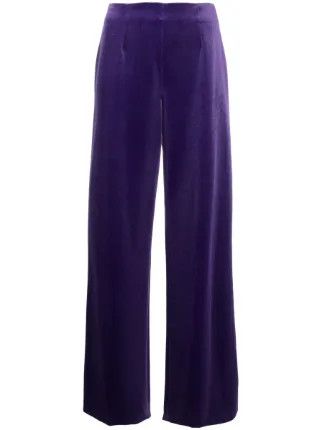 Philosophy di Lorenzo Serafini Philosophy di Lorenzo Serafini wide leg purple velvet pants Size 28" / US 6 / IT 42 - 1 Thumbnail