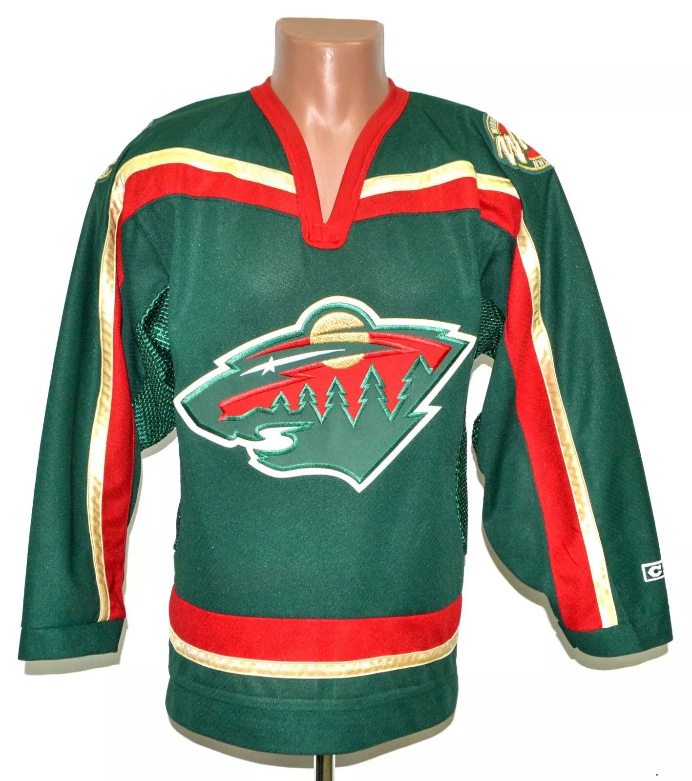 NHL MINNESOTA WILD ICE HOCKEY SHIRT JERSEY CCM S